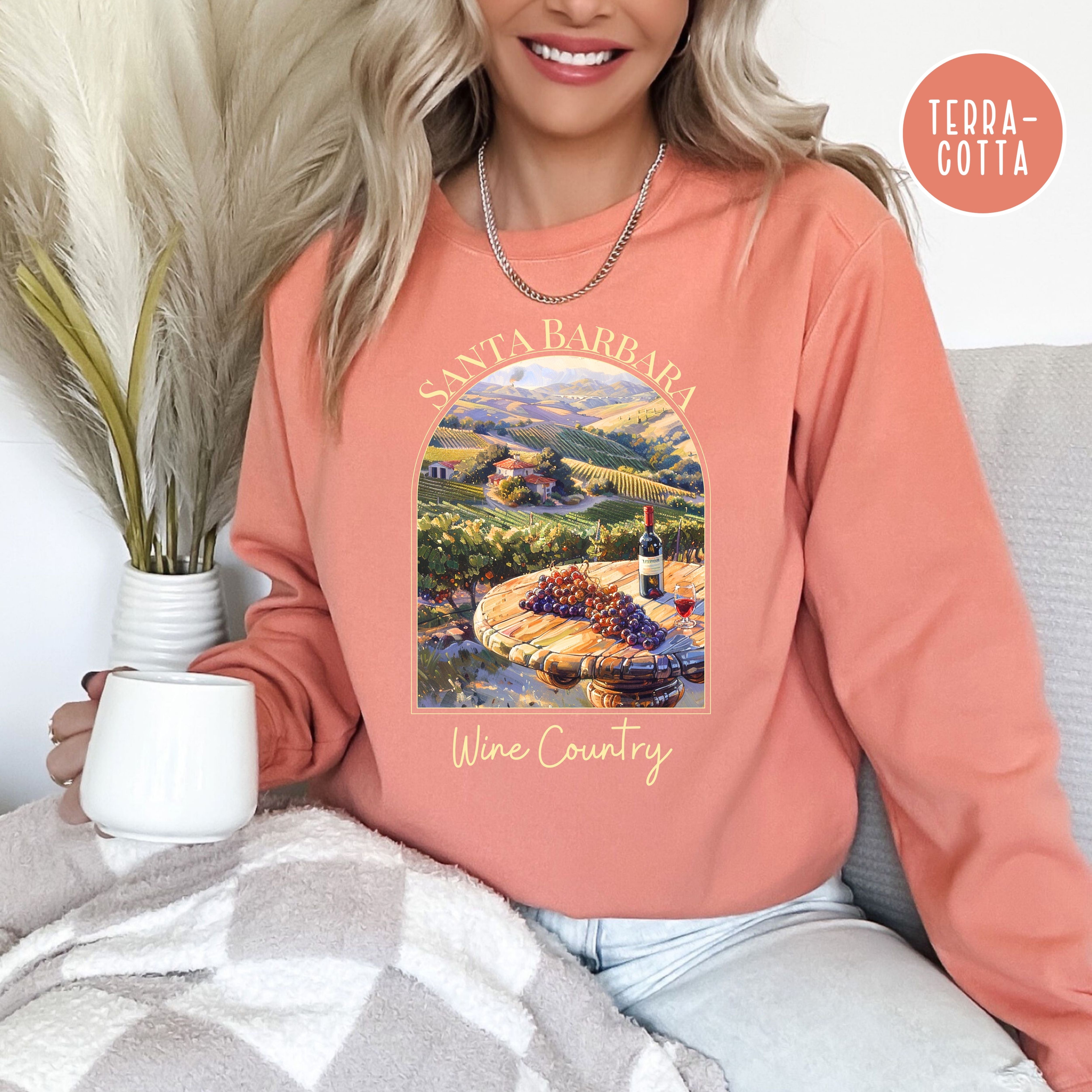 Santa Barbara Wine Country Comfort Colors® Sweatshirt