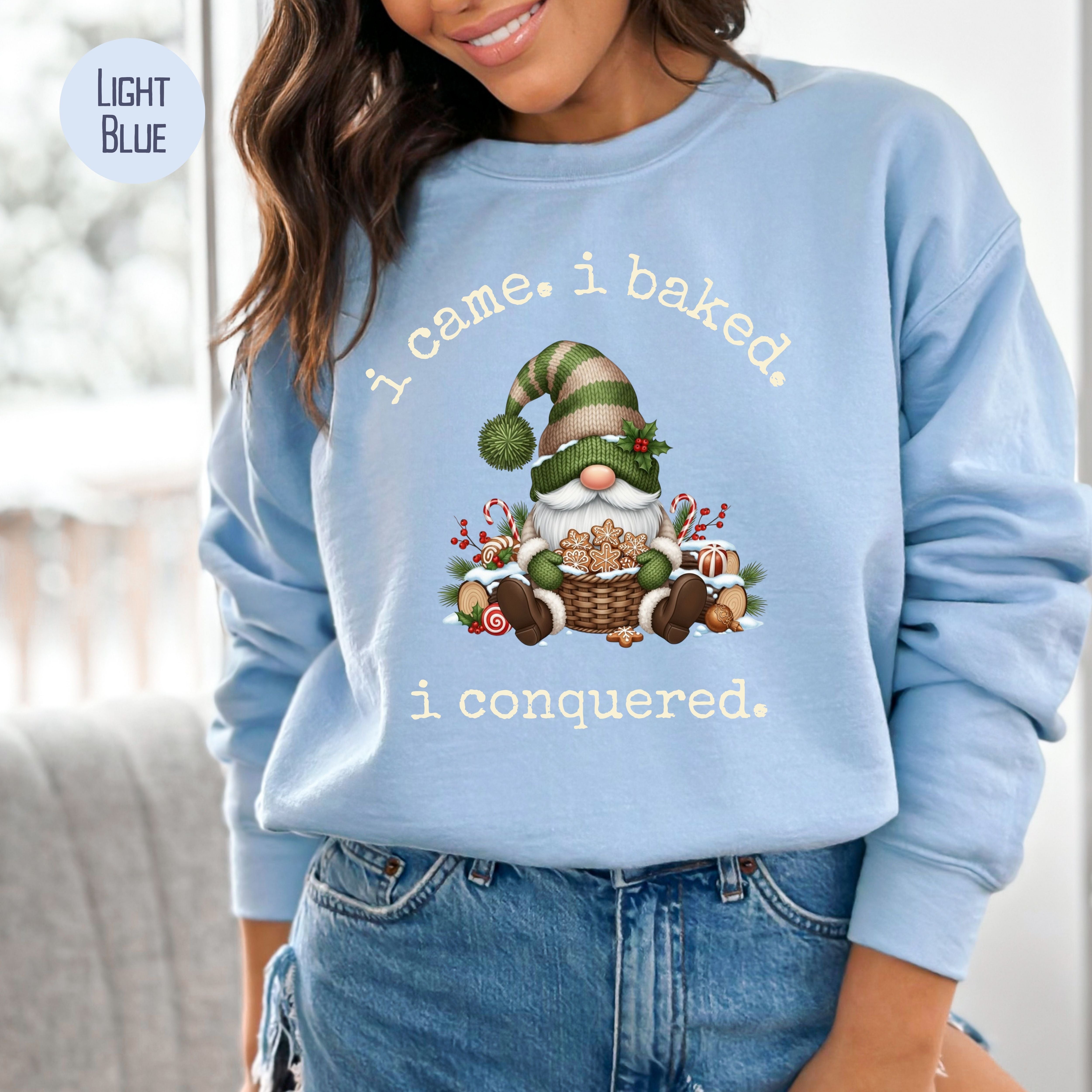 Gnome Lover Unisex Christmas Gift Sweatshirt for Baker