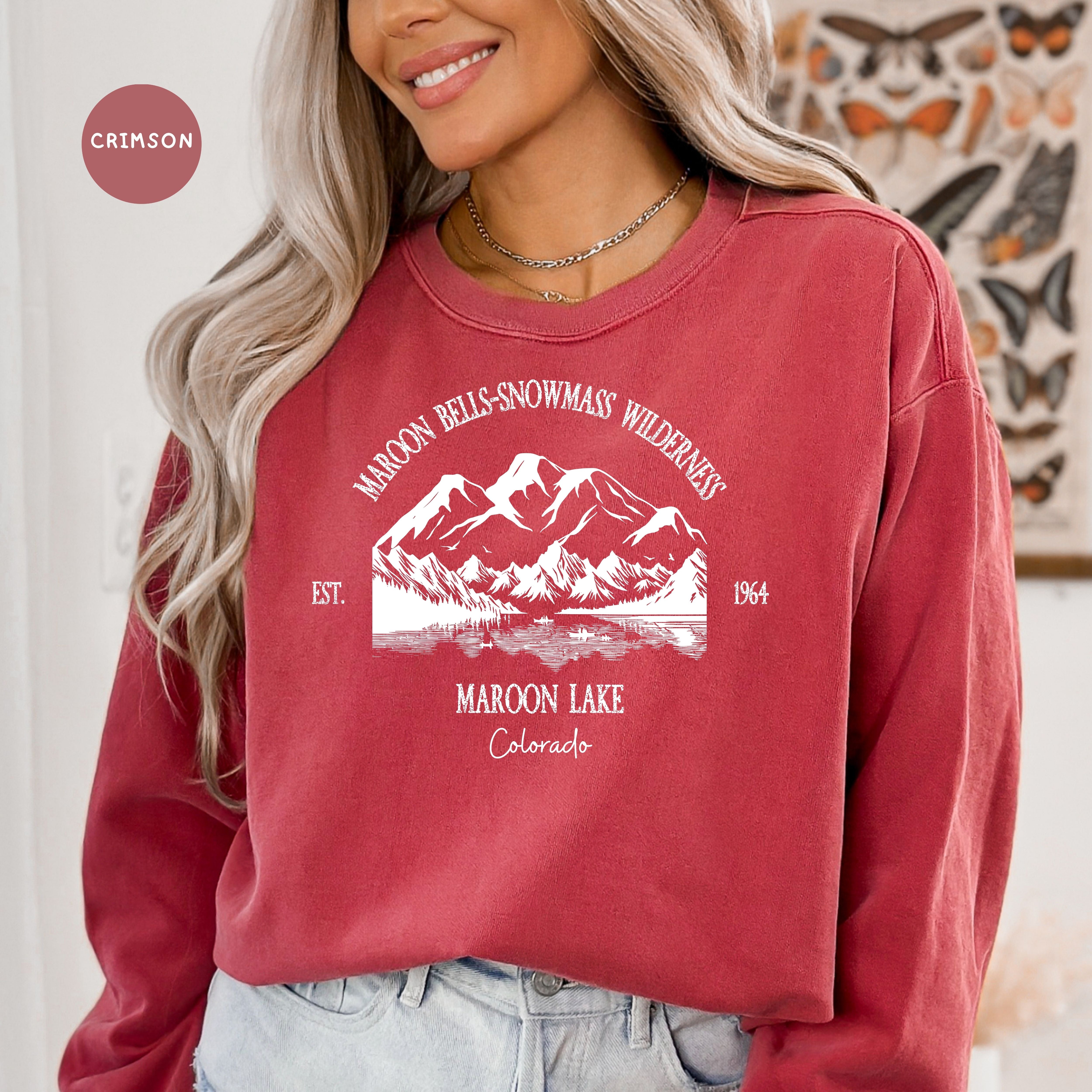 Maroon Bells-Snowmass Wilderness Maroon Lake Comfort Colors® Sweatshirt