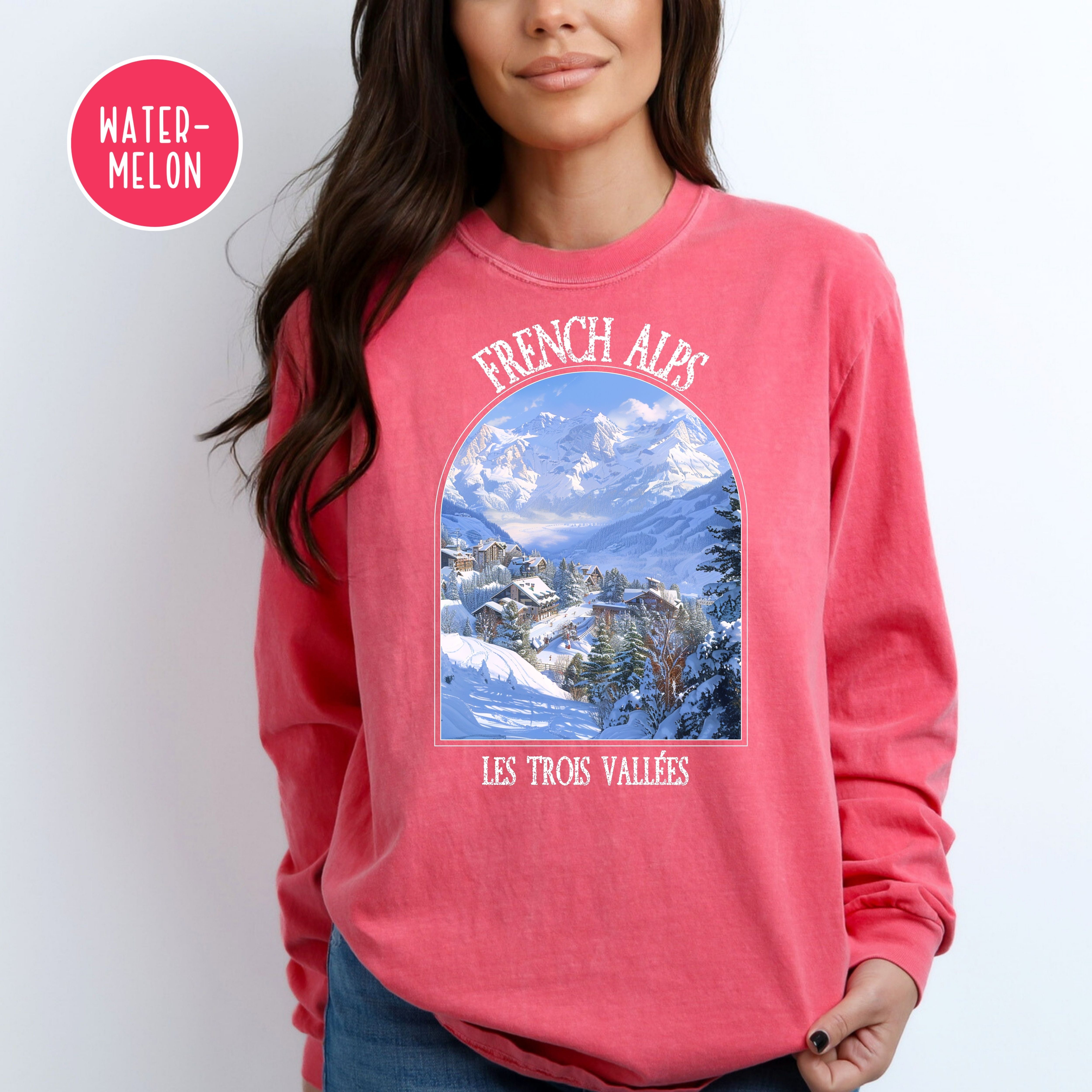 French Alps Comfort Colors® Long Sleeve Tee