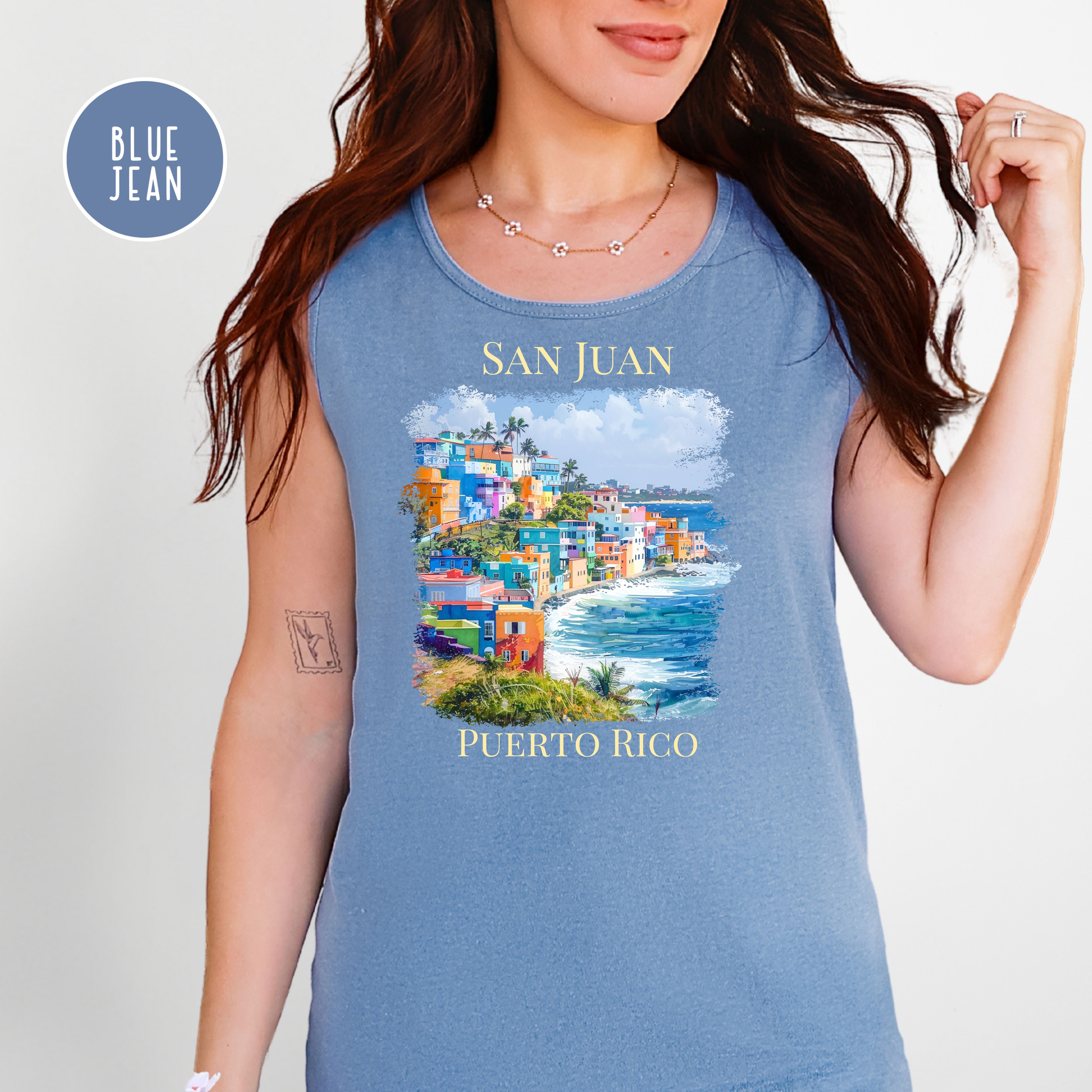 San Juan Puerto Rico Comfort Colors Tank Top