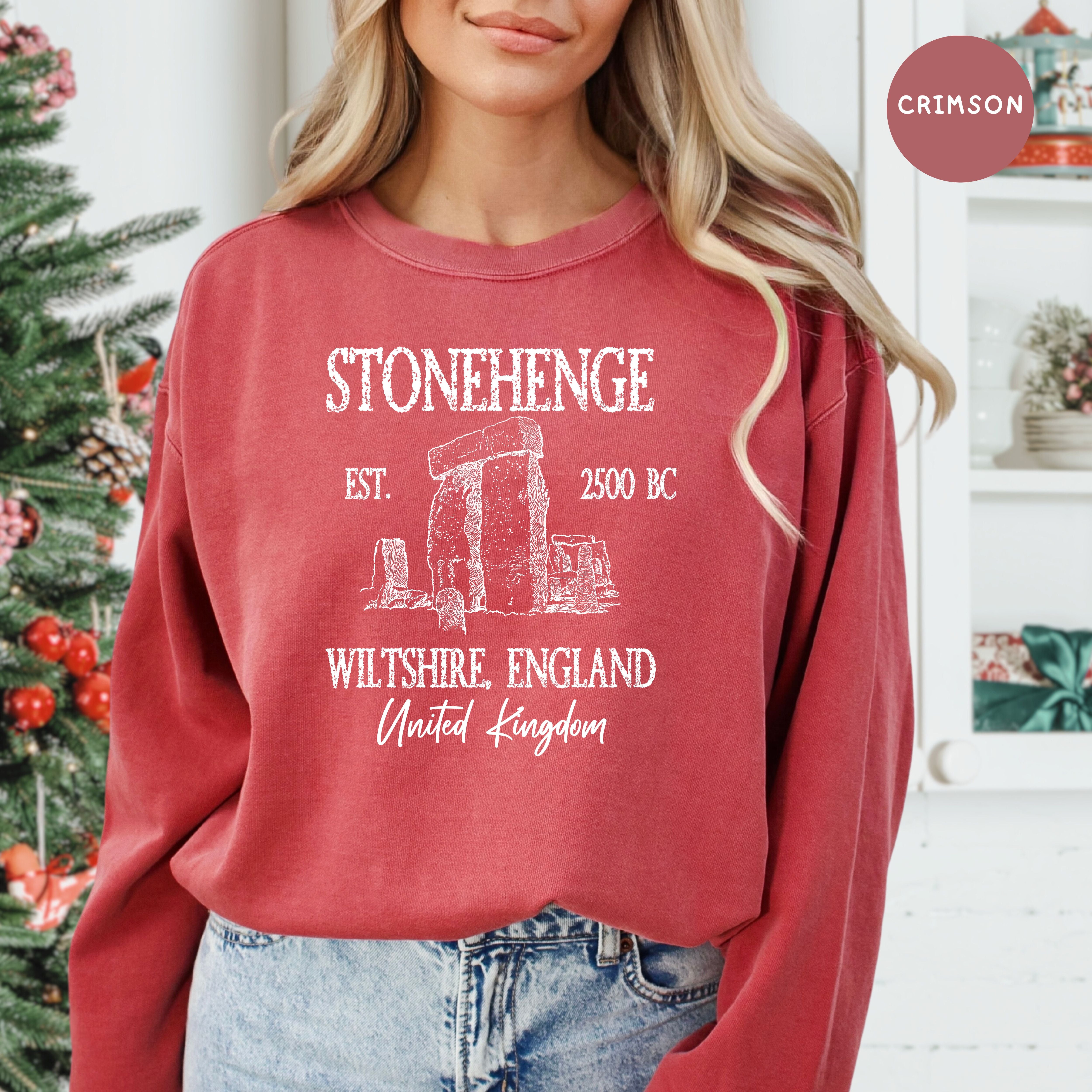 Stonehenge England Grunge Comfort Colors® Sweatshirt