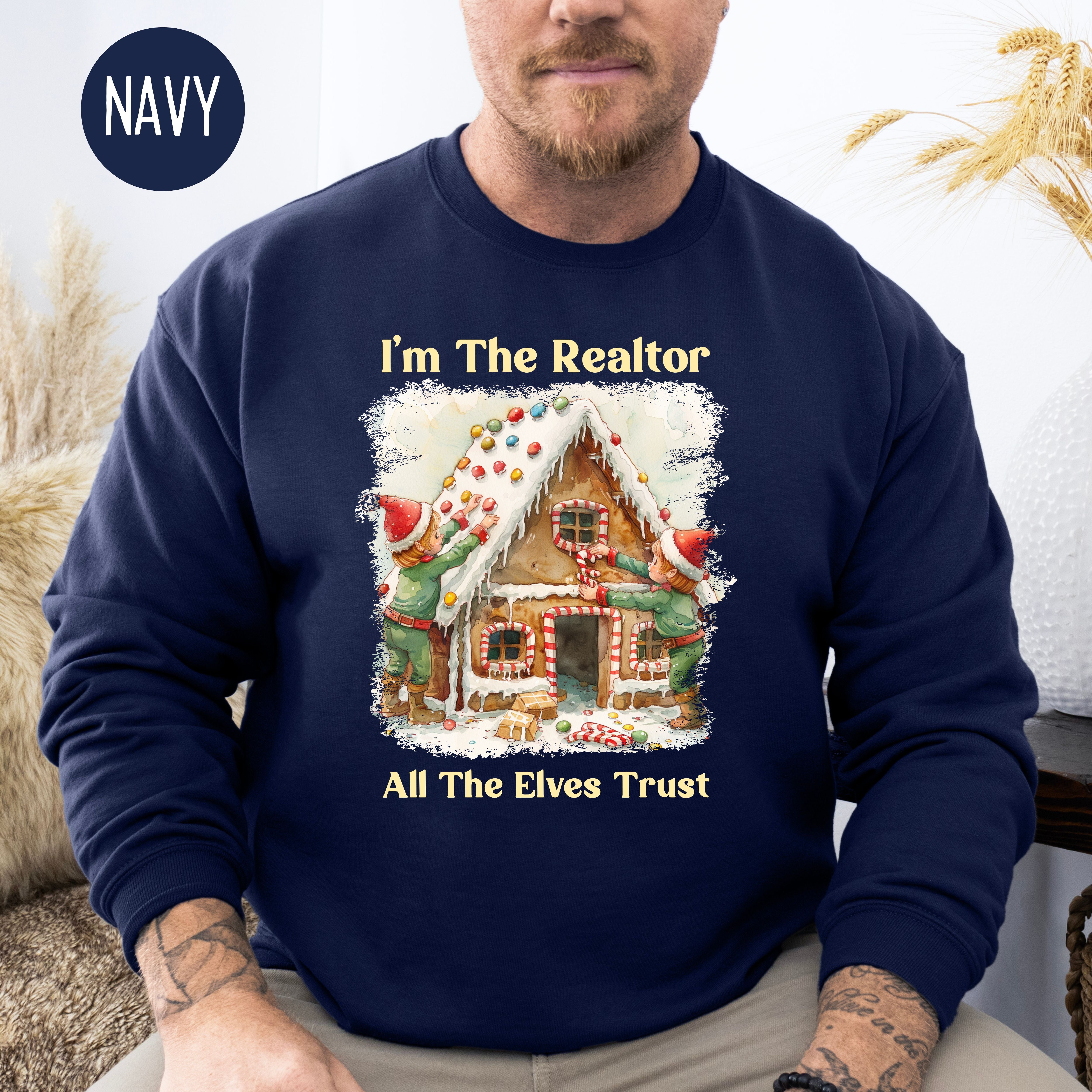 Funny Real Estate Agent Unisex Christmas Sweatshirt