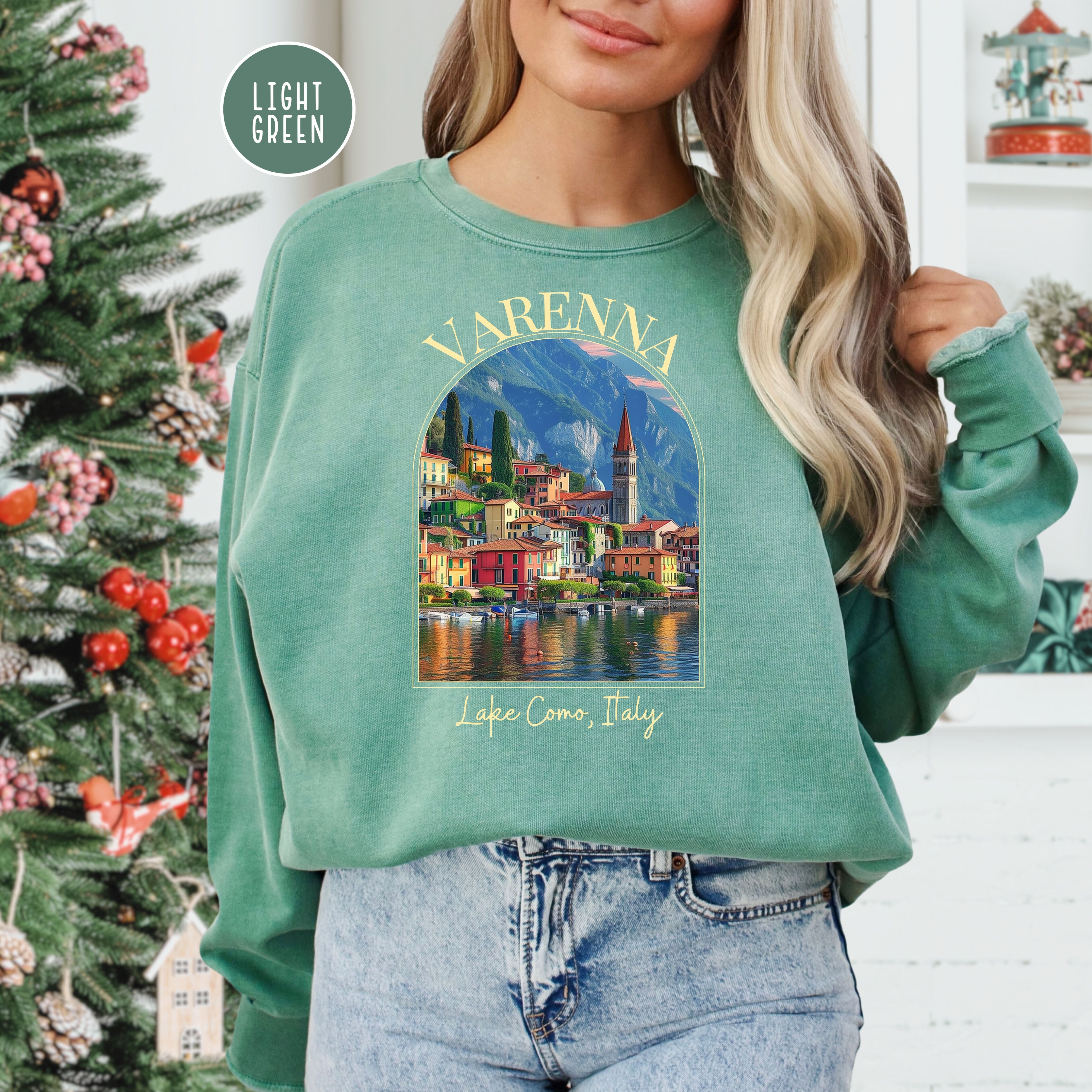 Varenna Lake Como Italy Comfort Colors® Sweatshirt