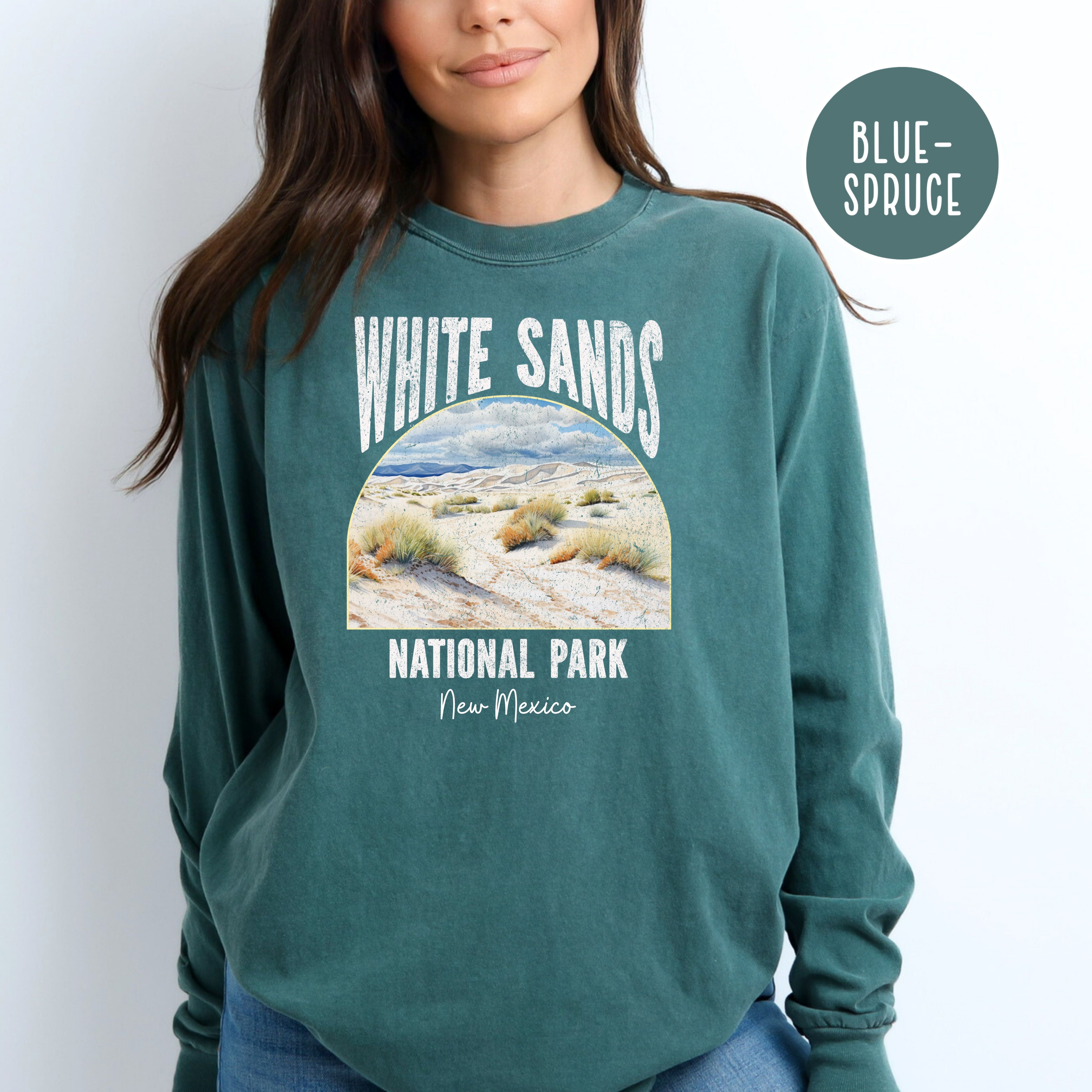 White Sands National Park New Mexico Comfort Colors® Long Sleeve Tee