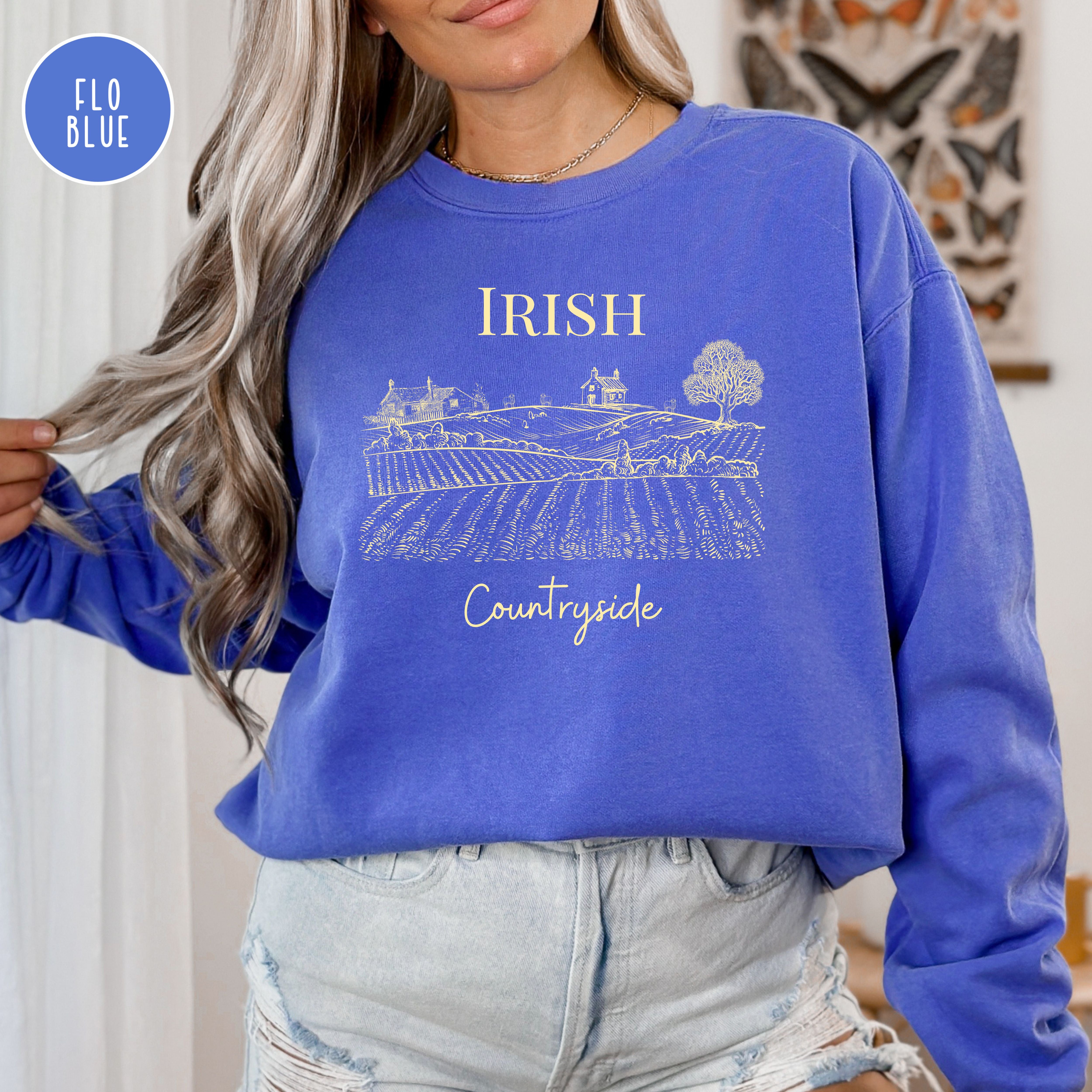 Irish Countryside Comfort Colors® Ireland Sweatshirt