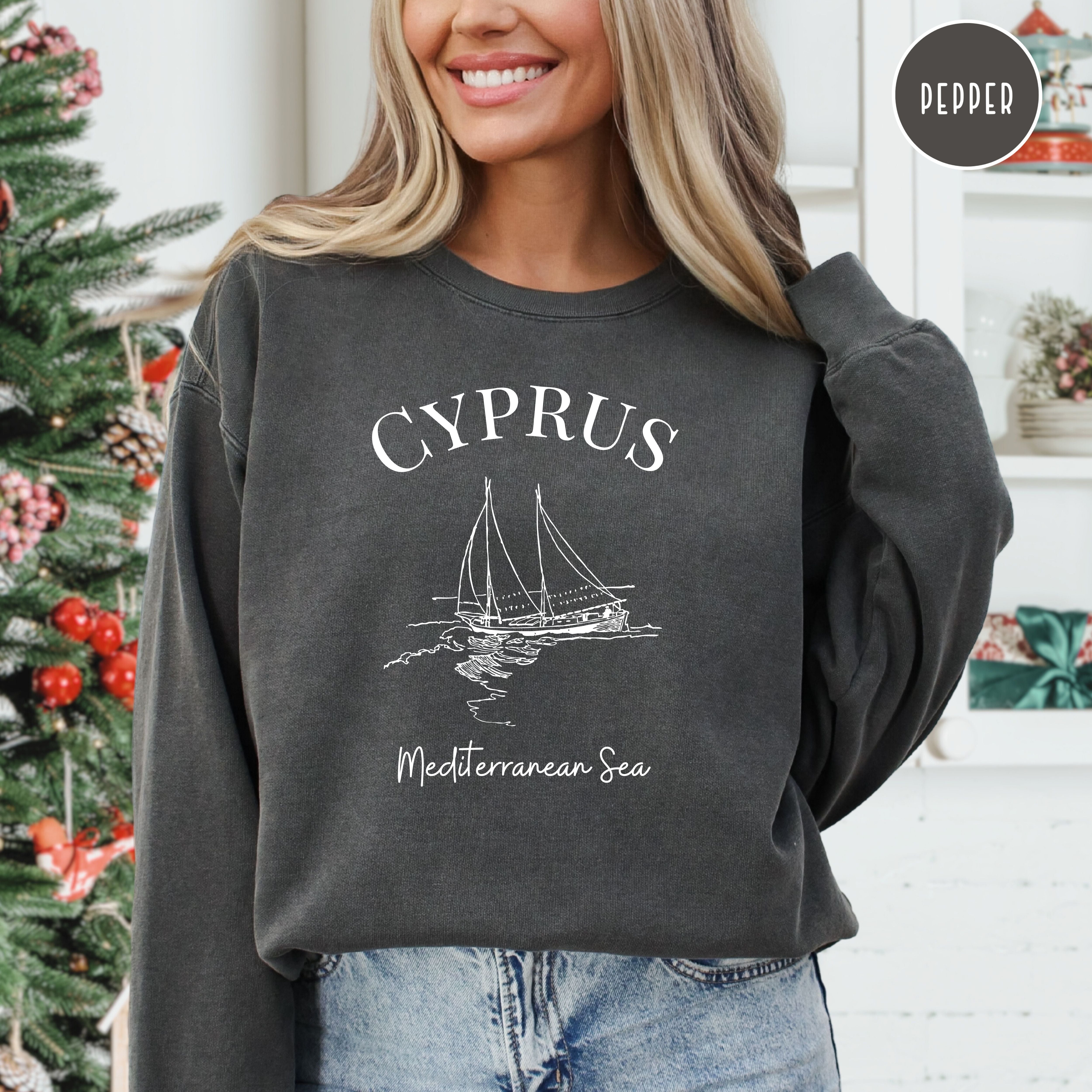 Cyprus Island Comfort Colors® Sweatshirt