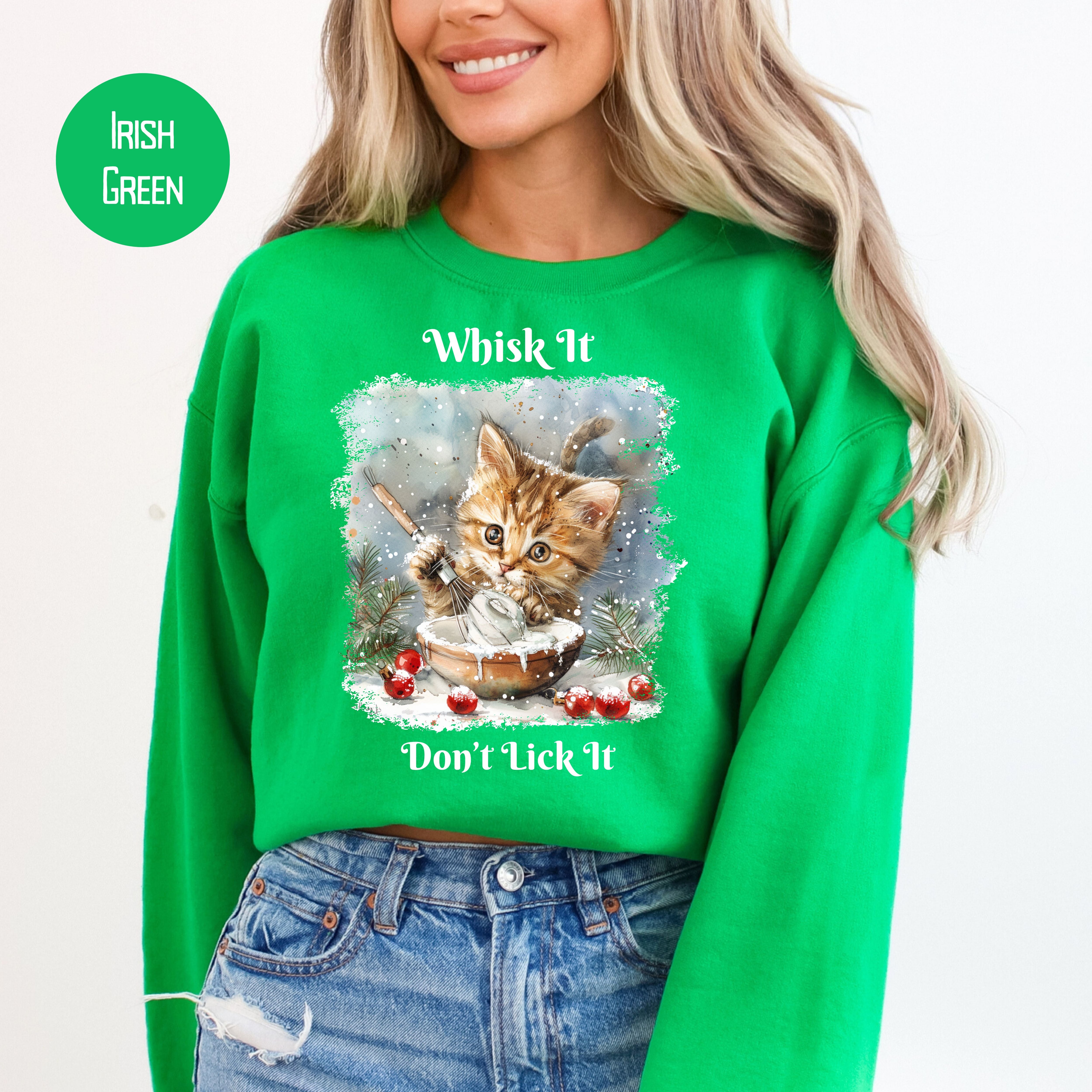 Christmas Season Funny Cat Lover Sweatshirt