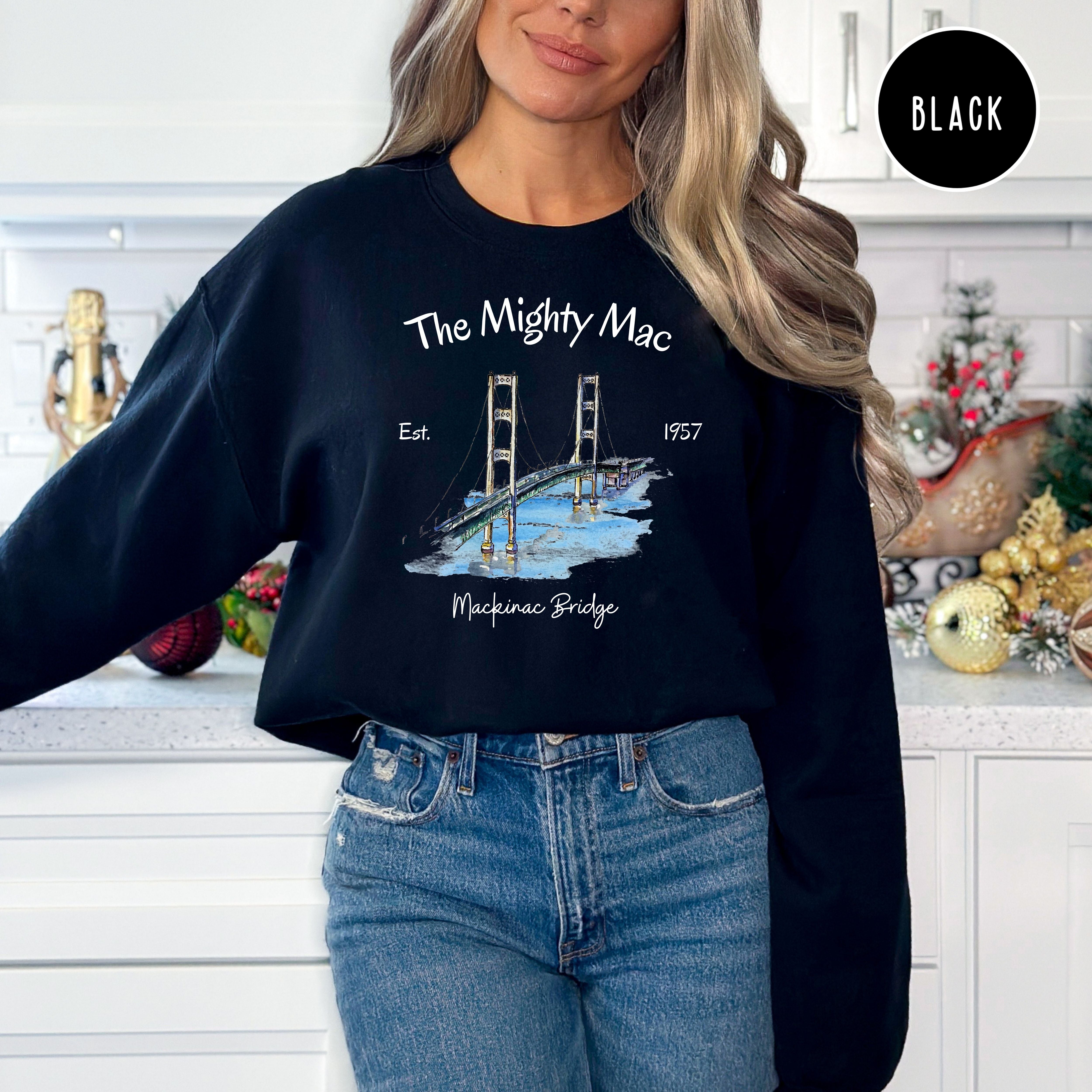 The Mighty Mac Mackinac Bridge Sweatshirt