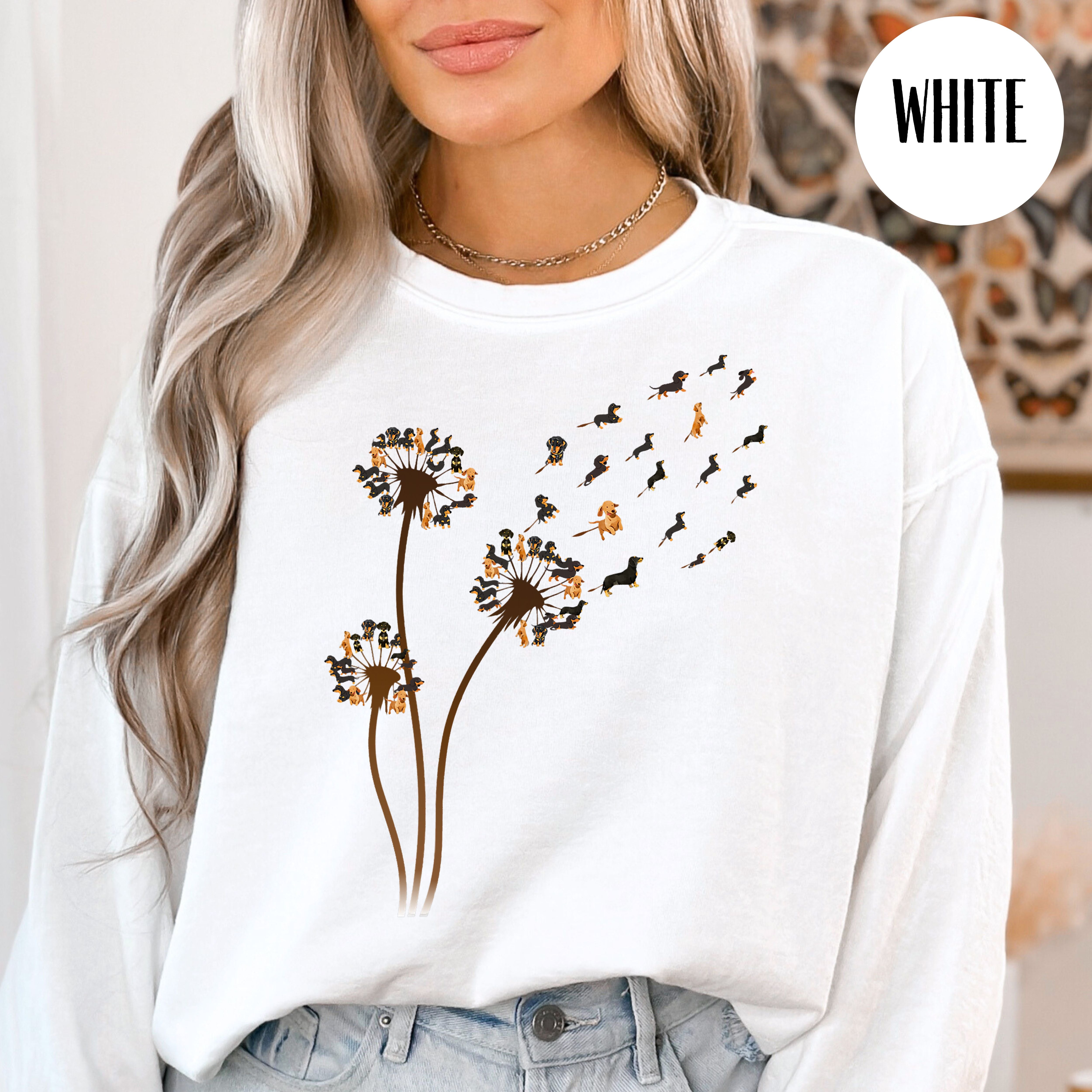 Doxie Dandelion Comfort Colors® Sweatshirt