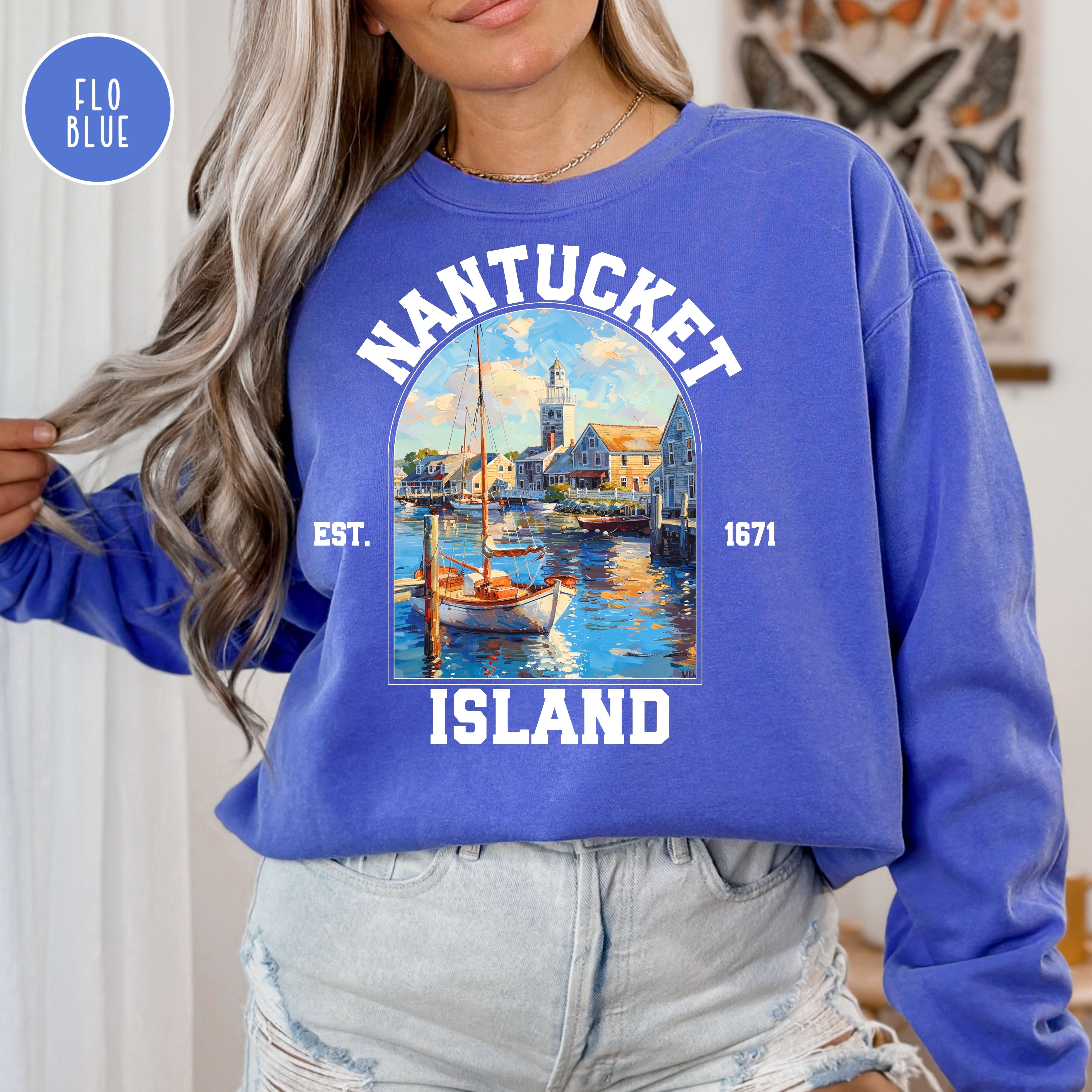 Nantucket Island Comfort Colors® Sweatshirt