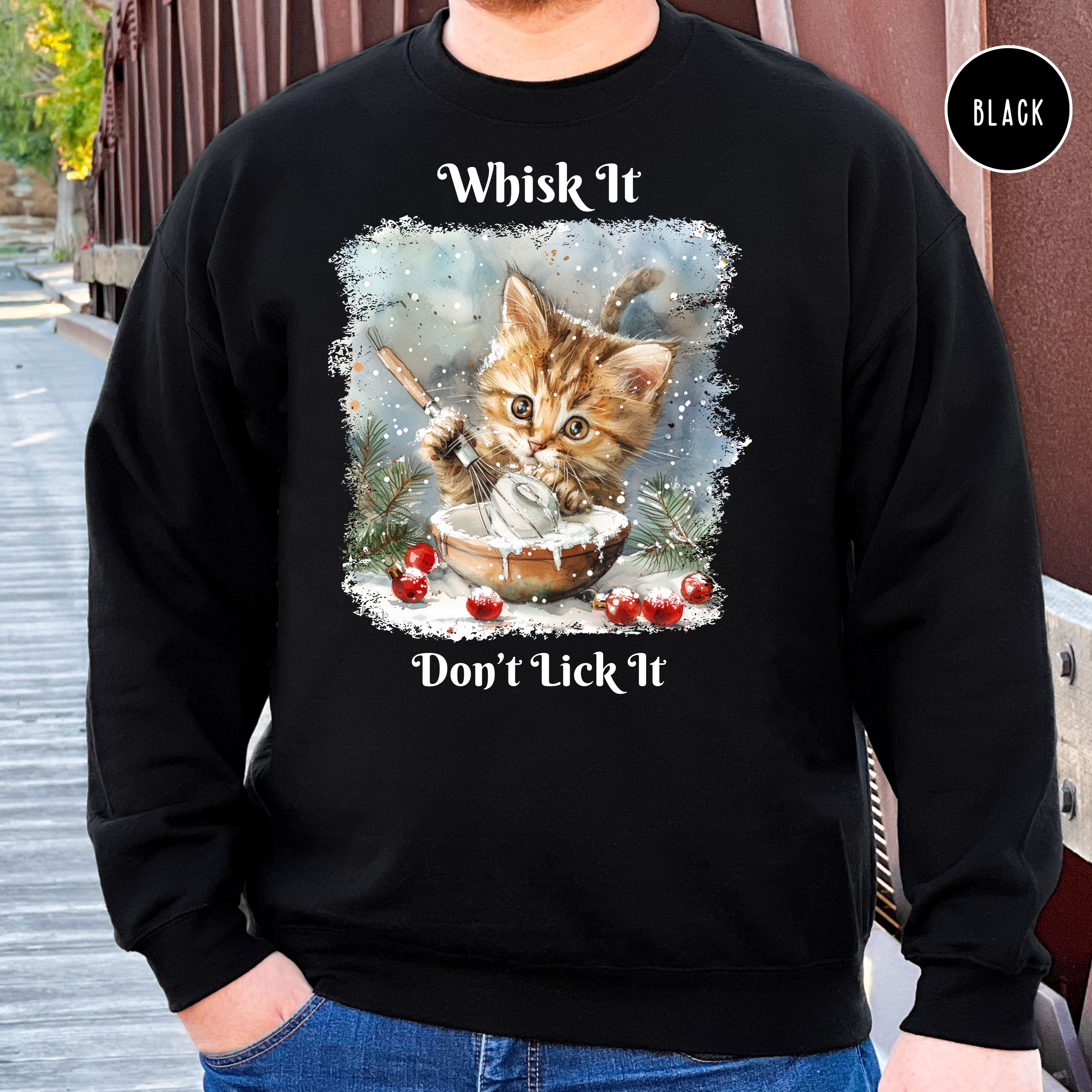Christmas Season Funny Cat Lover Sweatshirt