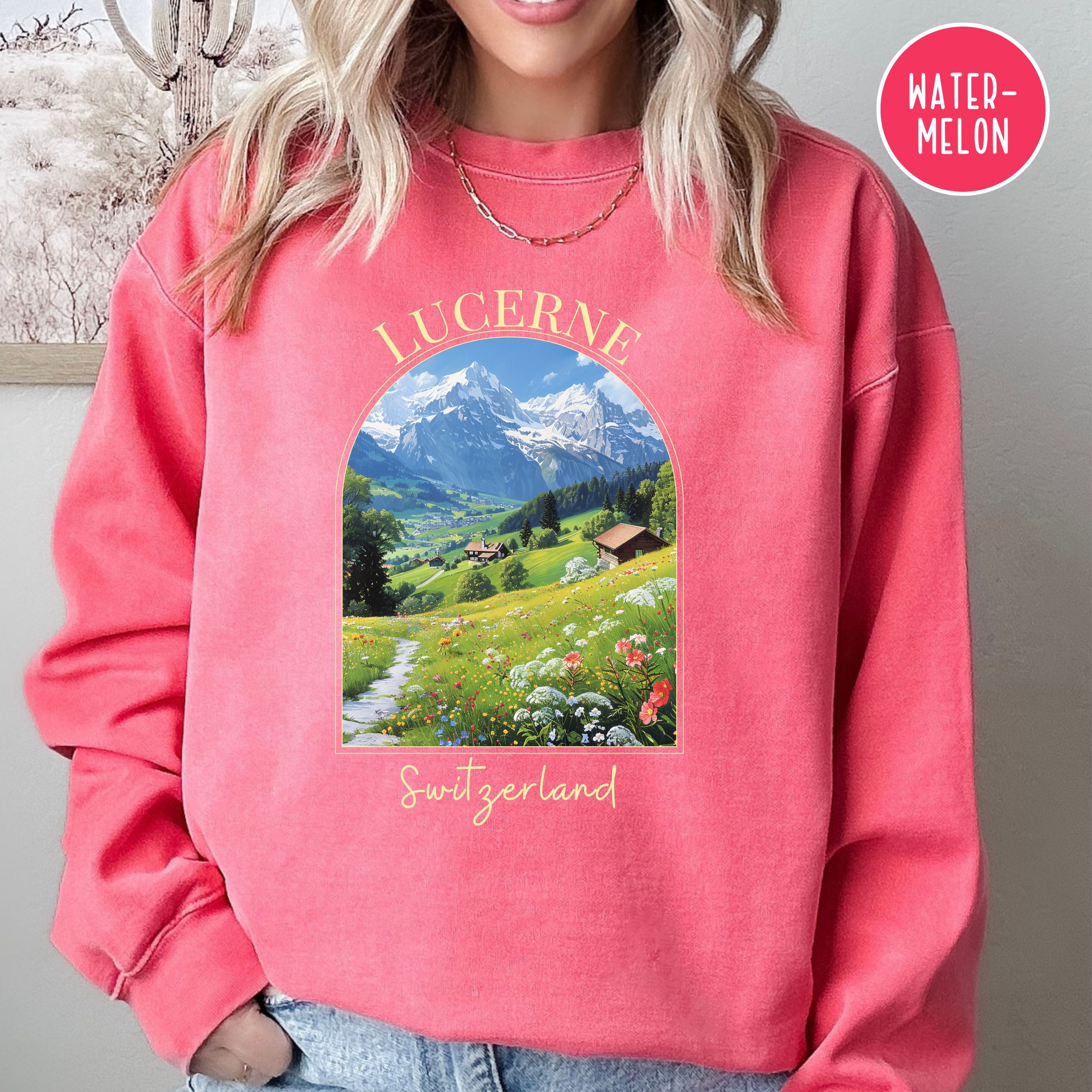 Lucerne Switzerland Comfort Colors® Sweatshirt