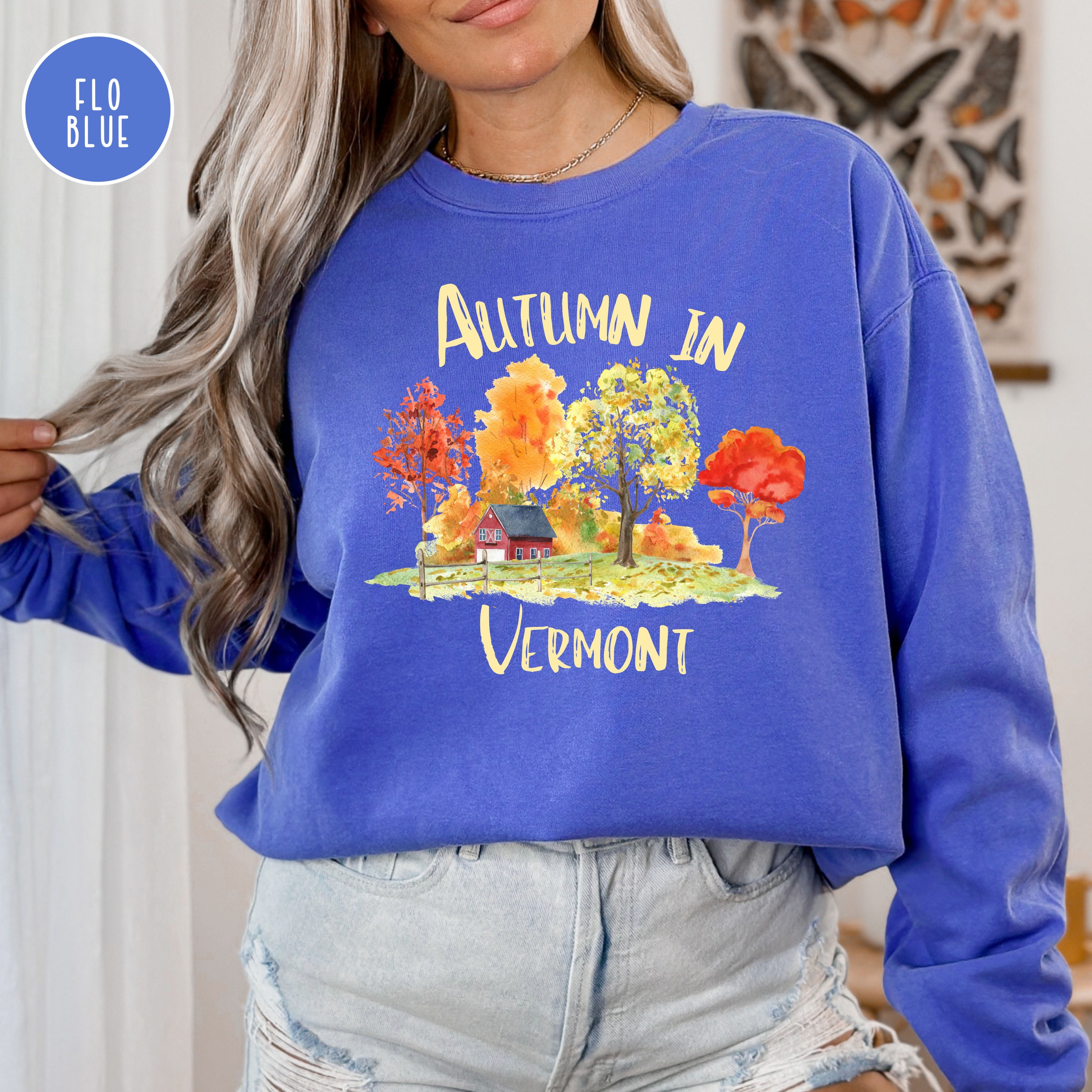 Autumn in Vermont Comfort Colors® Autumn Sweatshirt