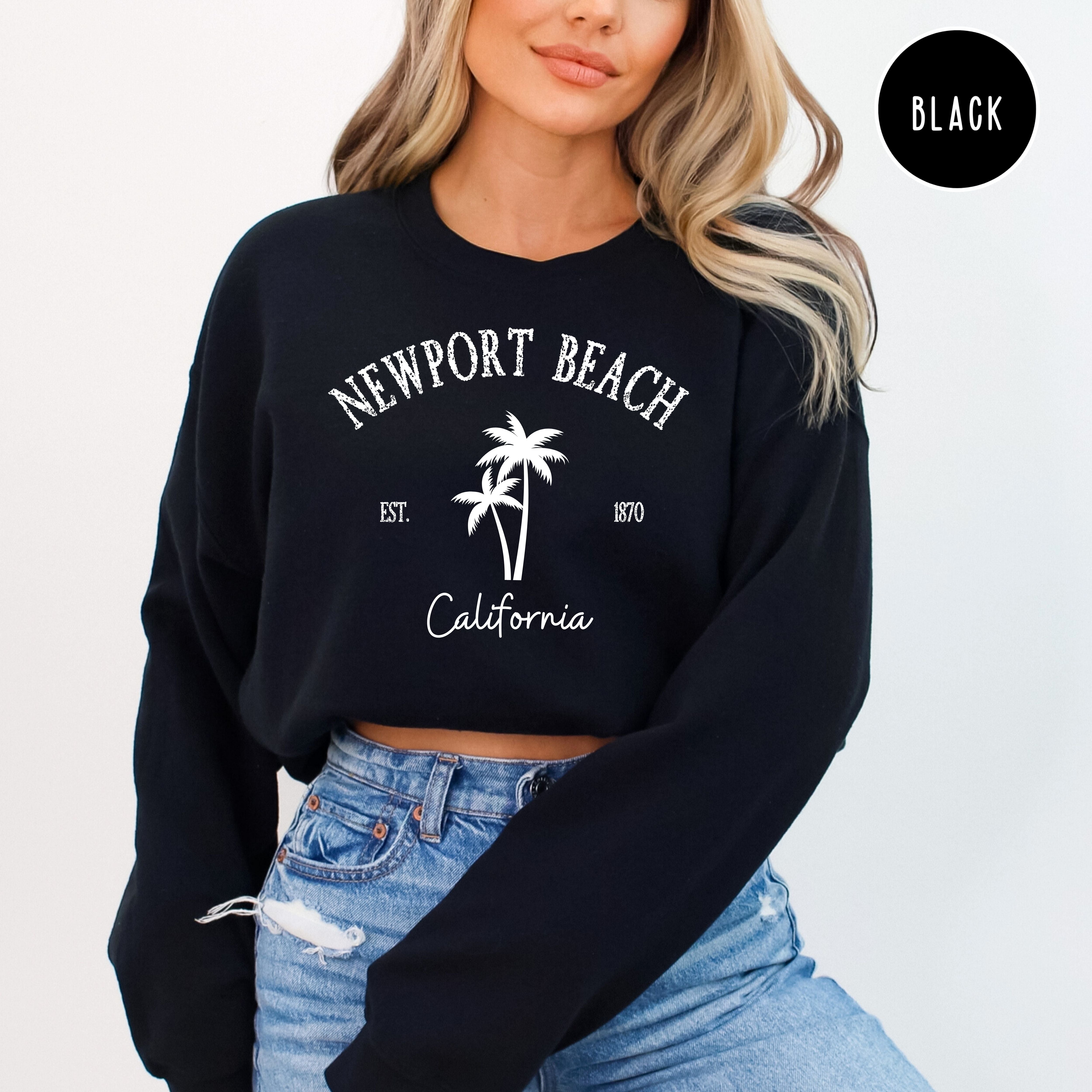 Newport Beach Grunge California Sweater