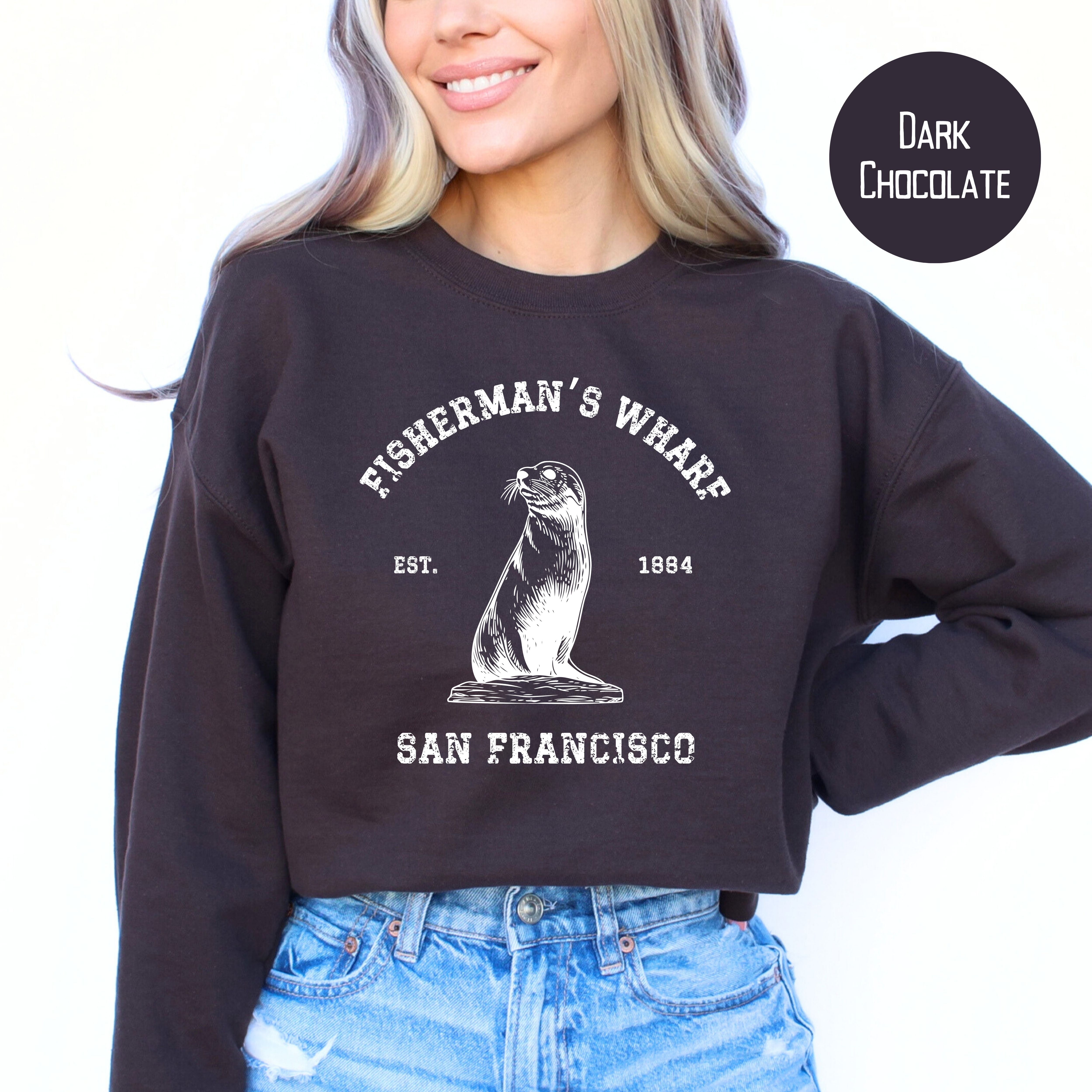Fisherman Wharf San Francisco Unisex Sweatshirt, Pier 39 Shirt
