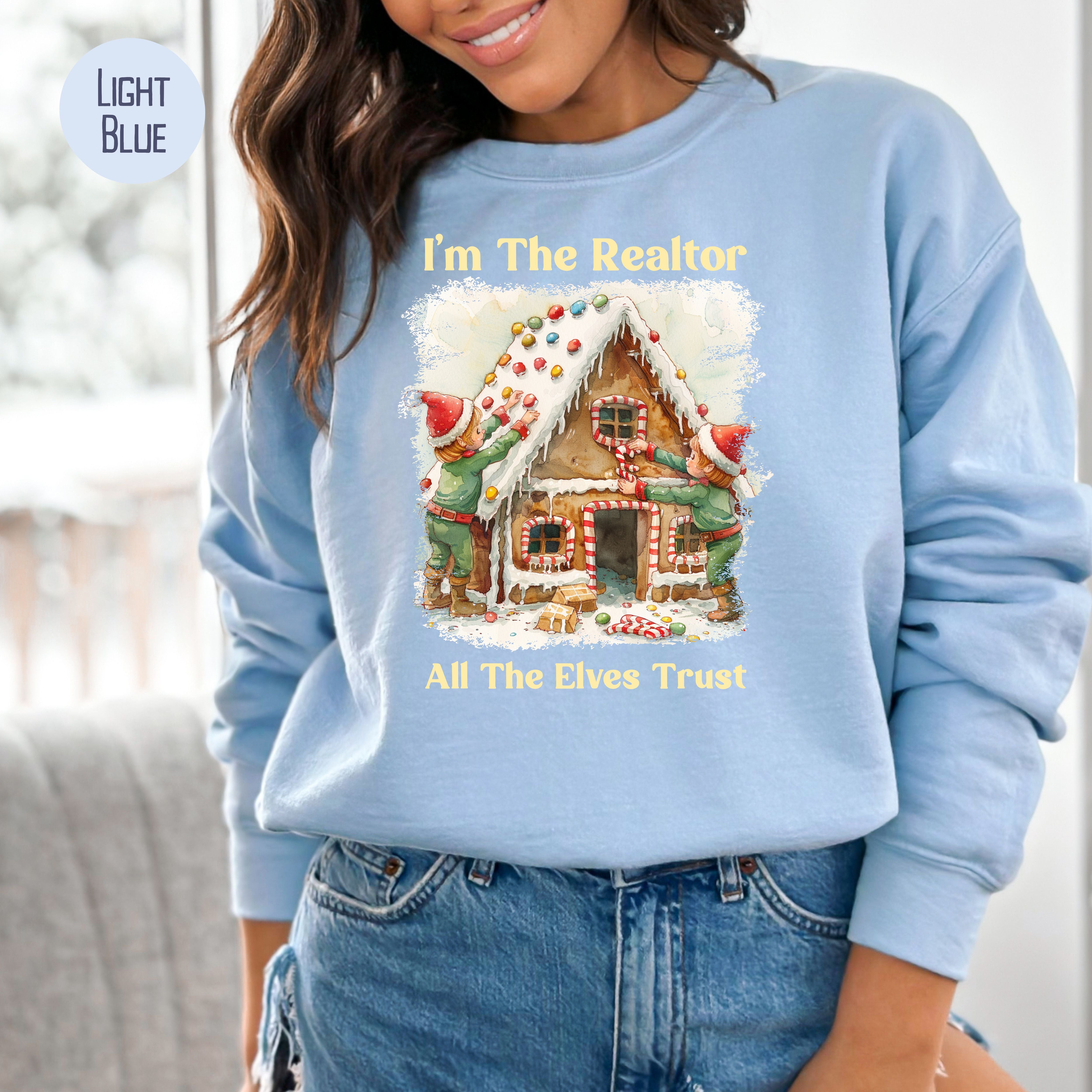 Funny Real Estate Agent Unisex Christmas Sweatshirt