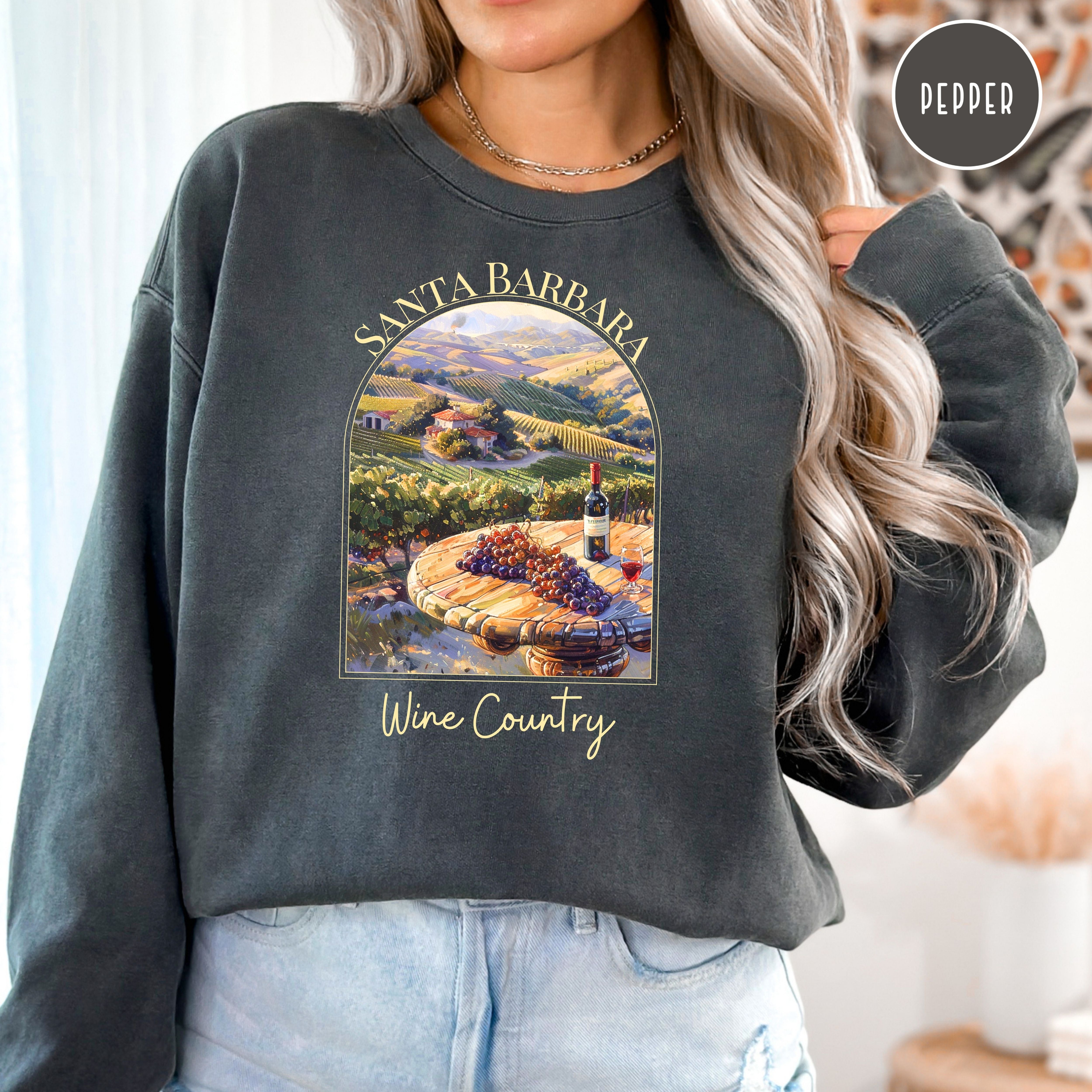 Santa Barbara Wine Country Comfort Colors® Sweatshirt