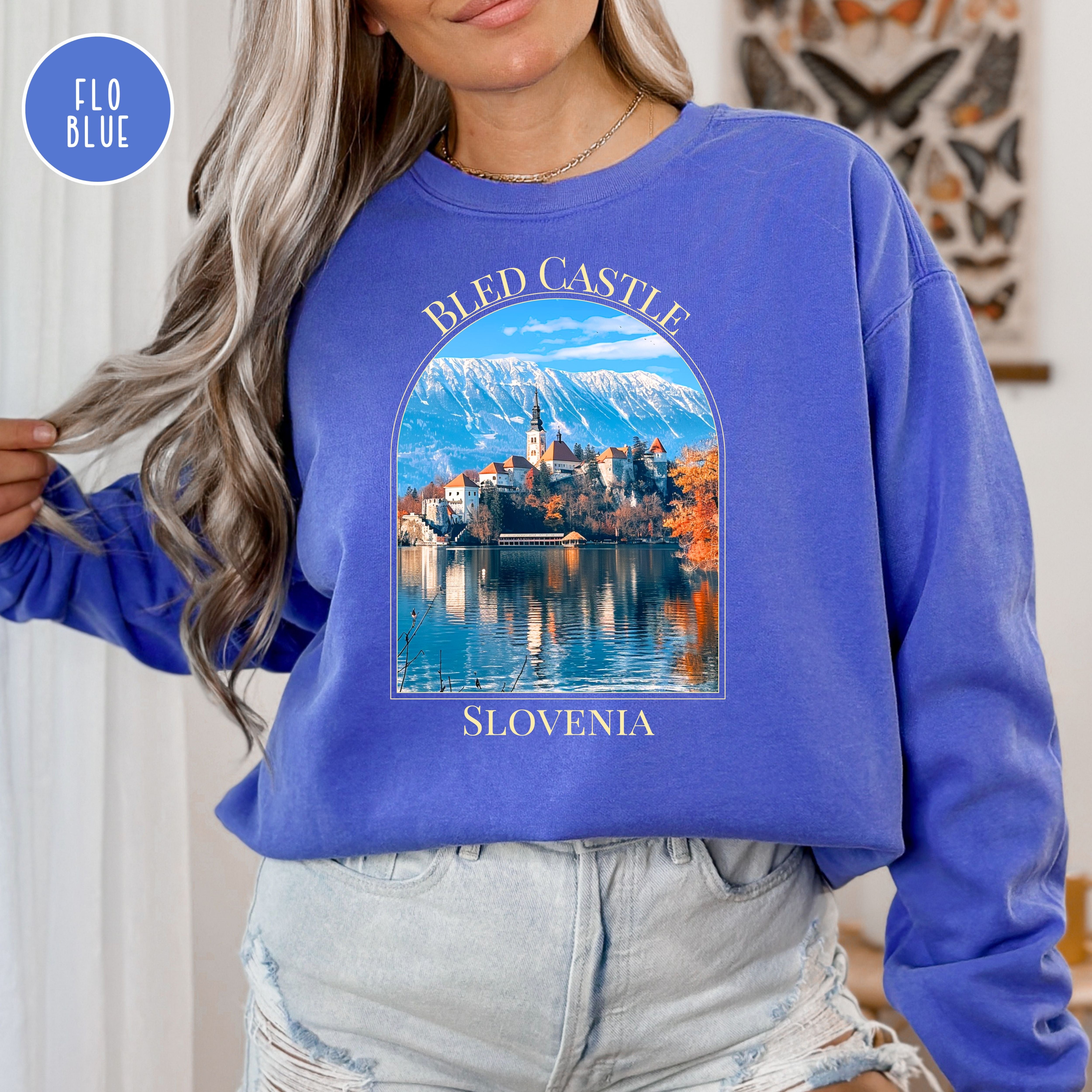 Bled Castle Slovenia Comfort Colors® Sweatshirt