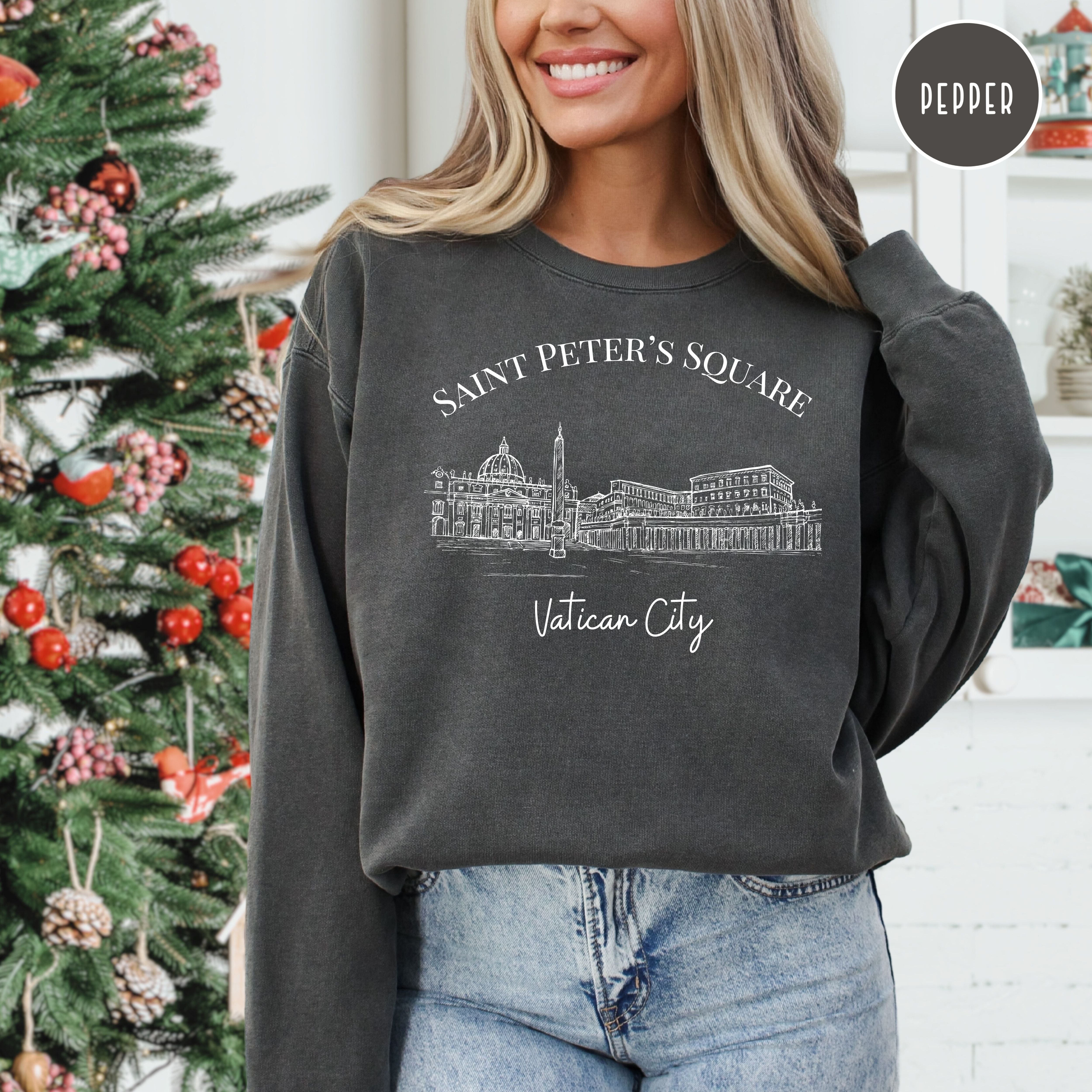 Saint Peter's Square Comfort Colors® Sweatshirt