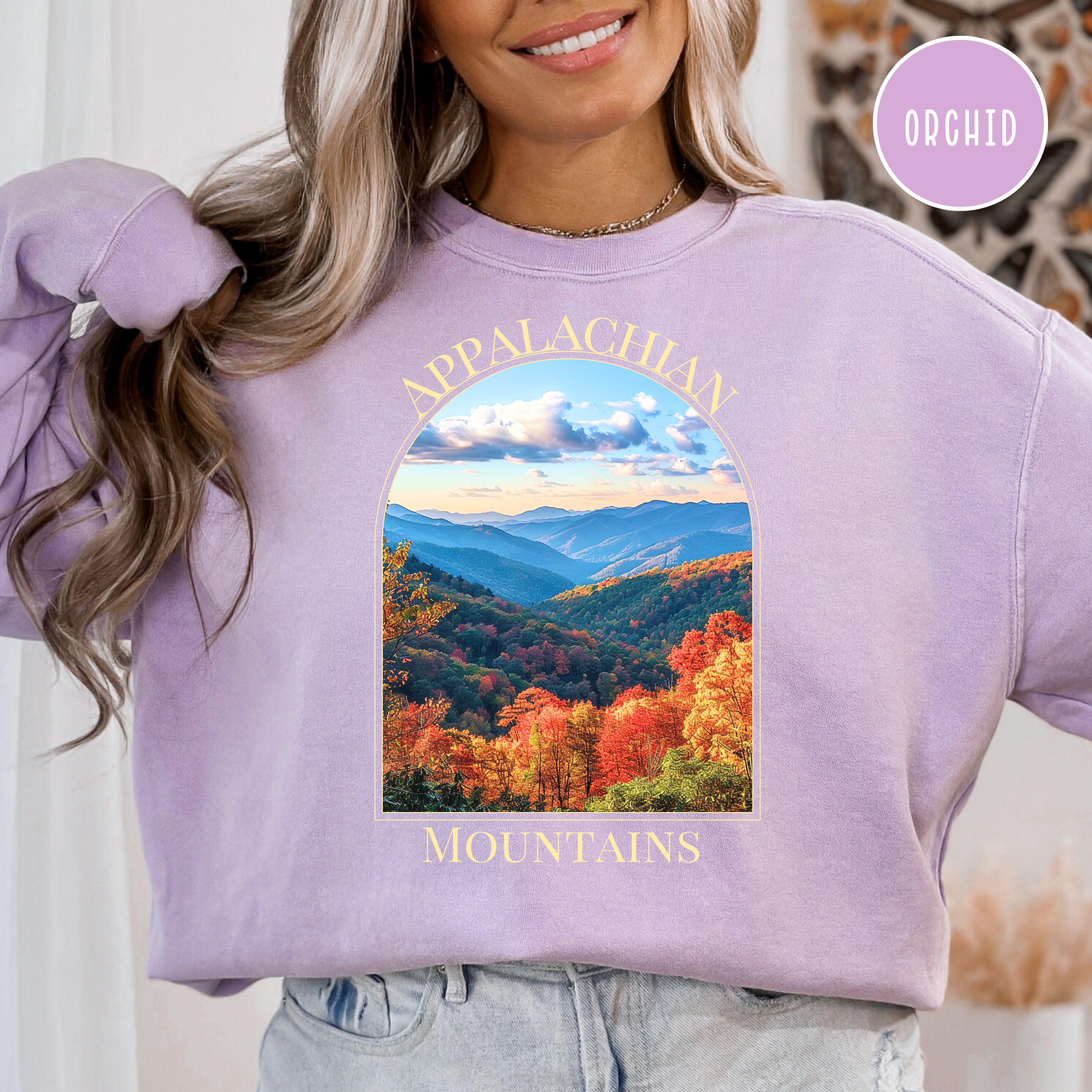 Appalachian Mountains Fall Comfort Colors® Sweatshirt