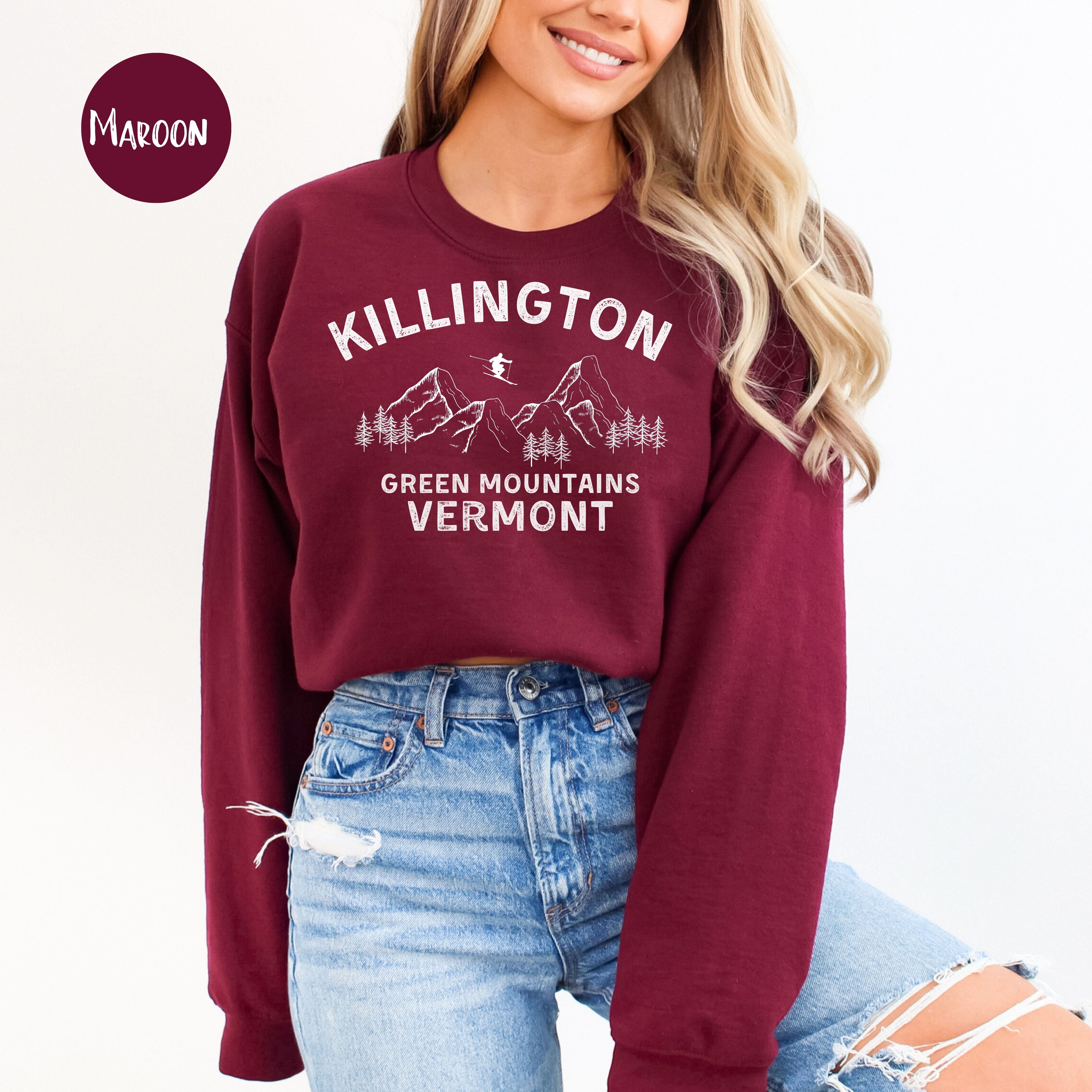 Killington Vermont Skiing Sweatshirt