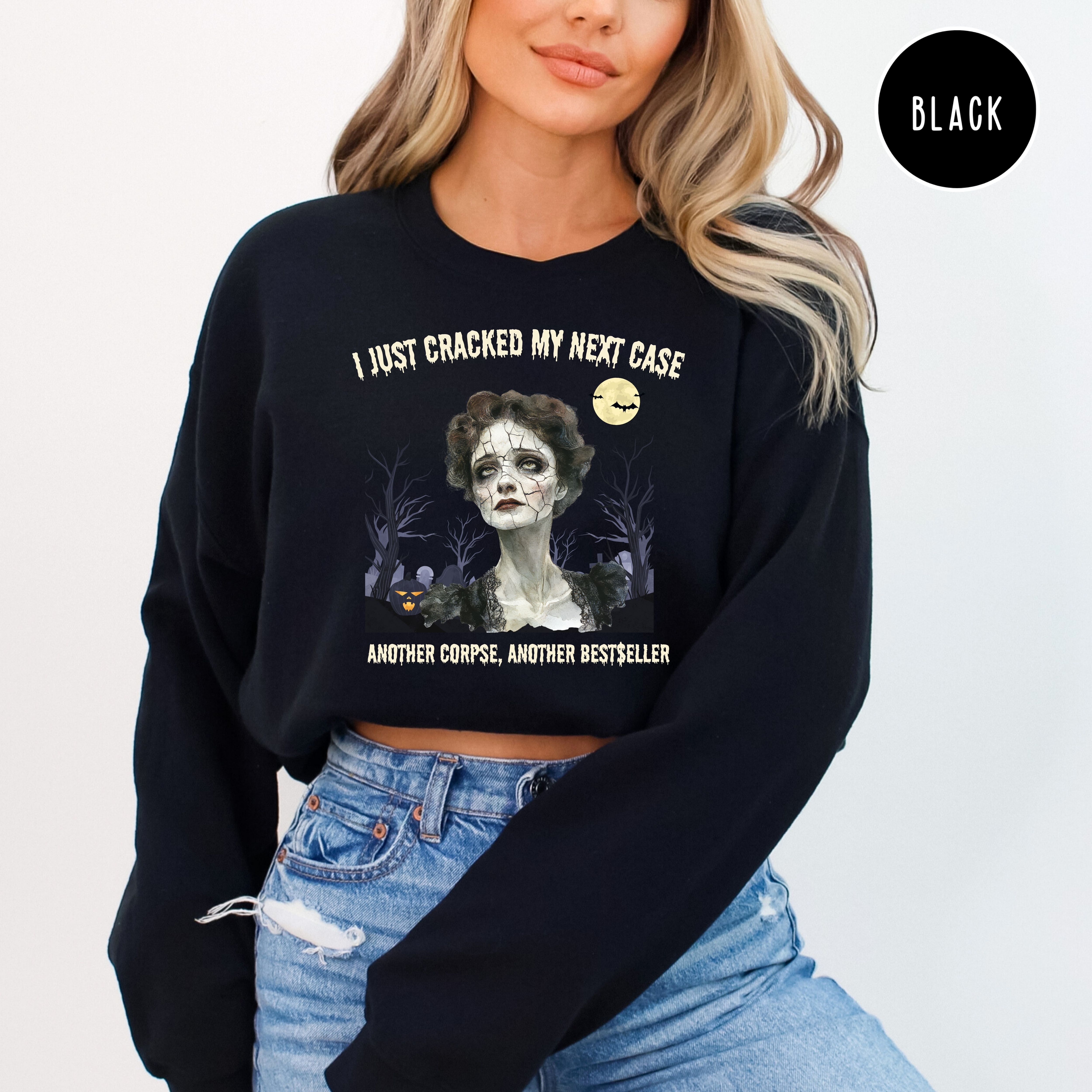 Murder Mystery Writer Halloween Sweatshirt Gift