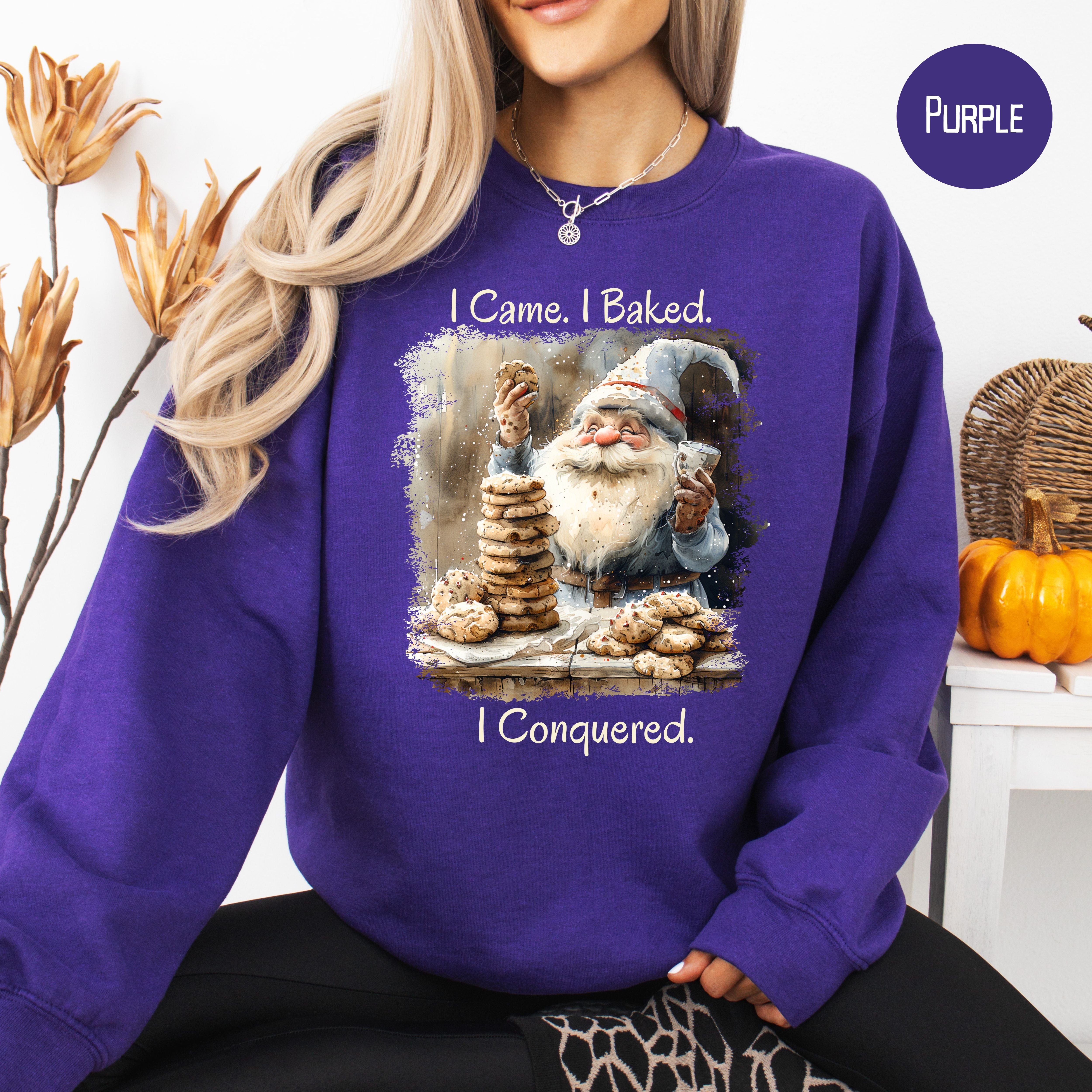 I Came I Baked I Conquered Baker Christmas Gift Sweatshirt