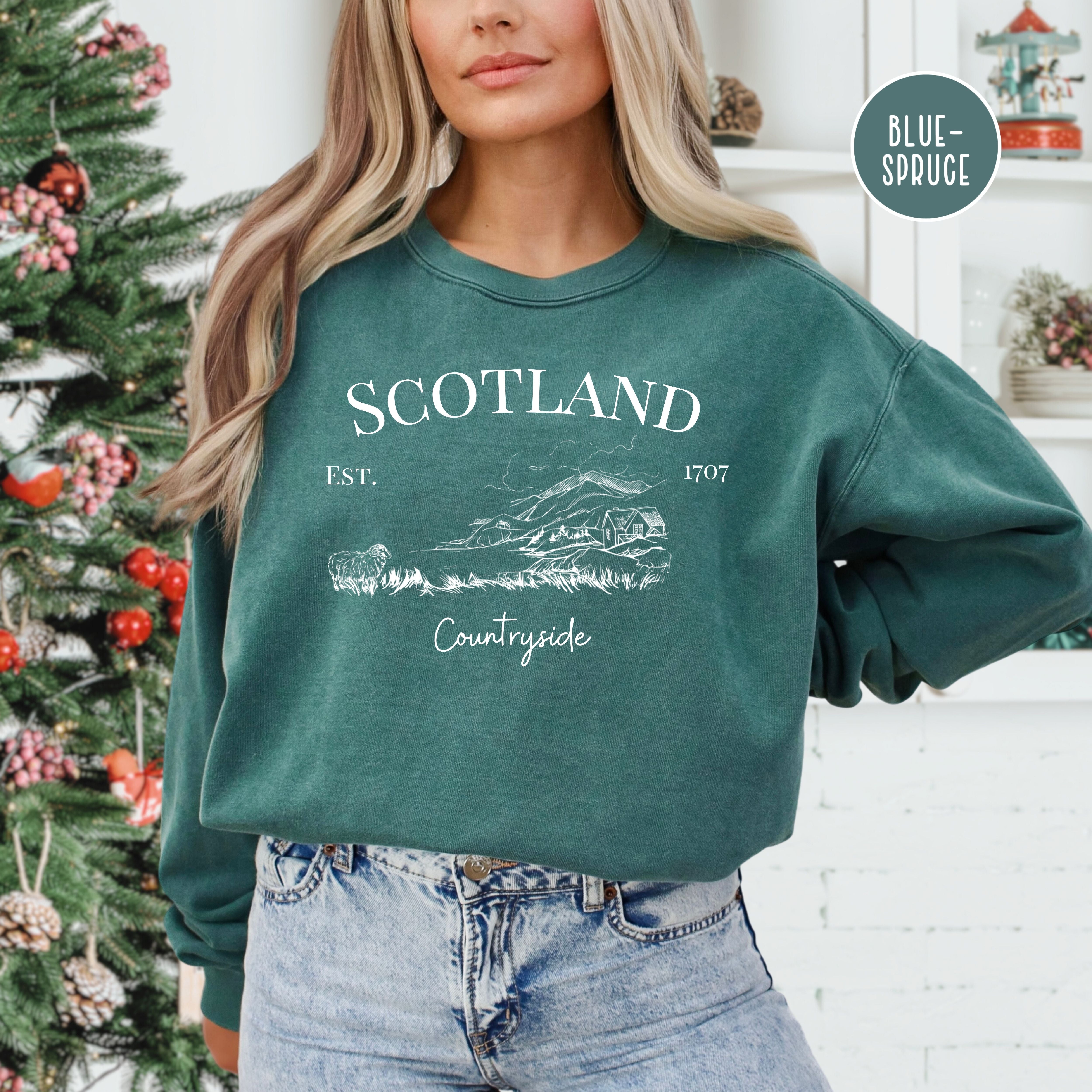 Scotland Countryside Comfort Colors® Sweatshirt