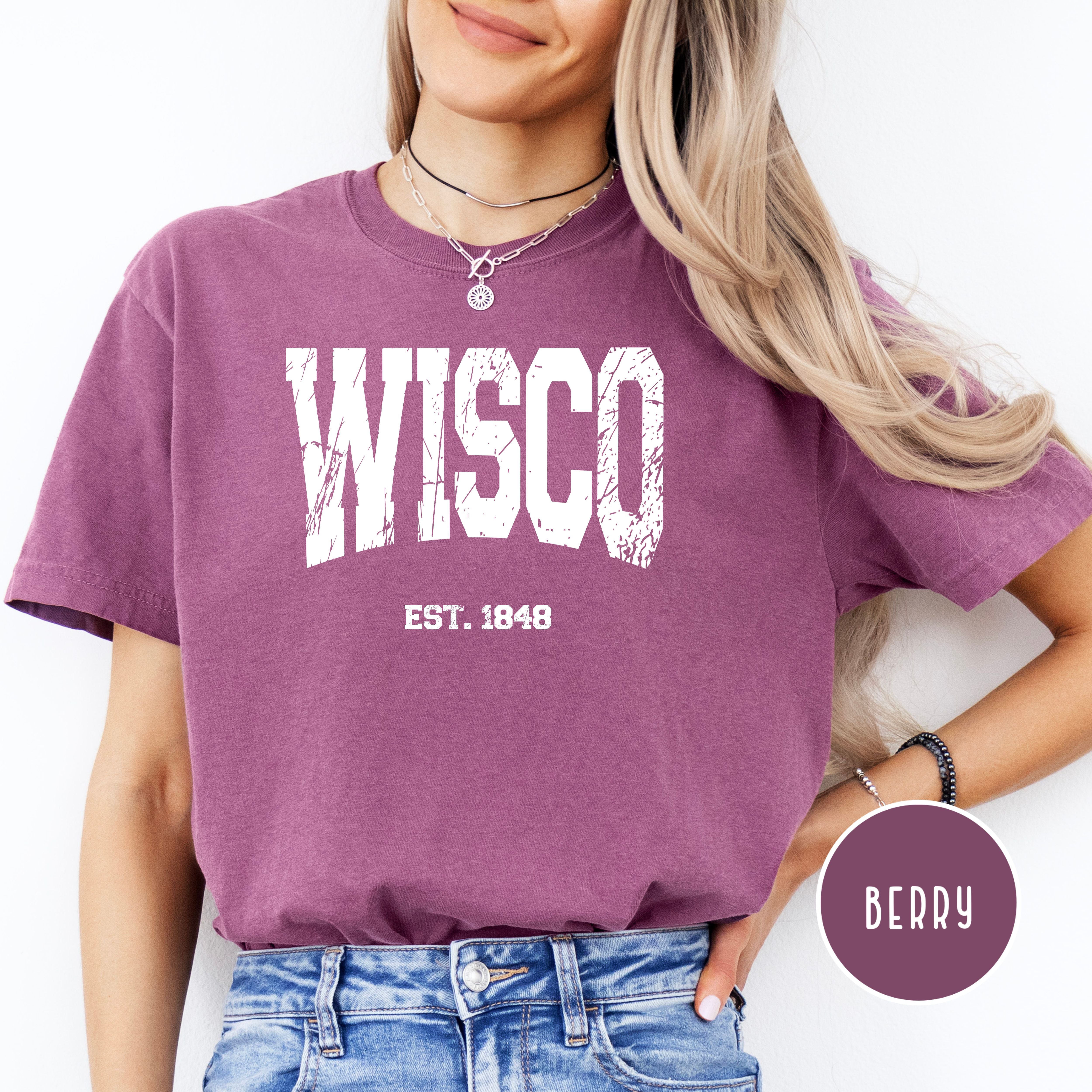 WISCO (Wisconsin) Grunge Comfort Colors® Tee