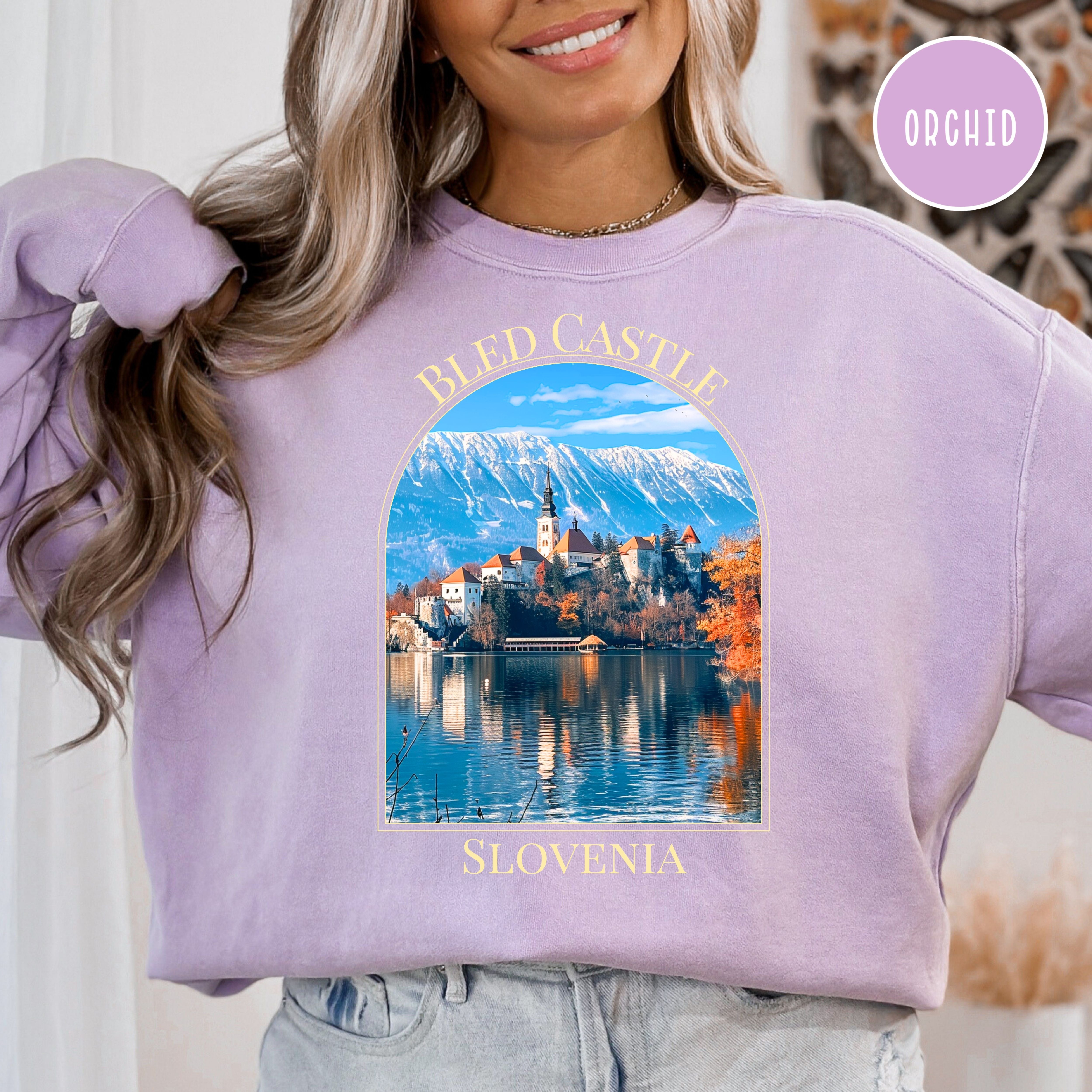 Bled Castle Slovenia Comfort Colors® Sweatshirt