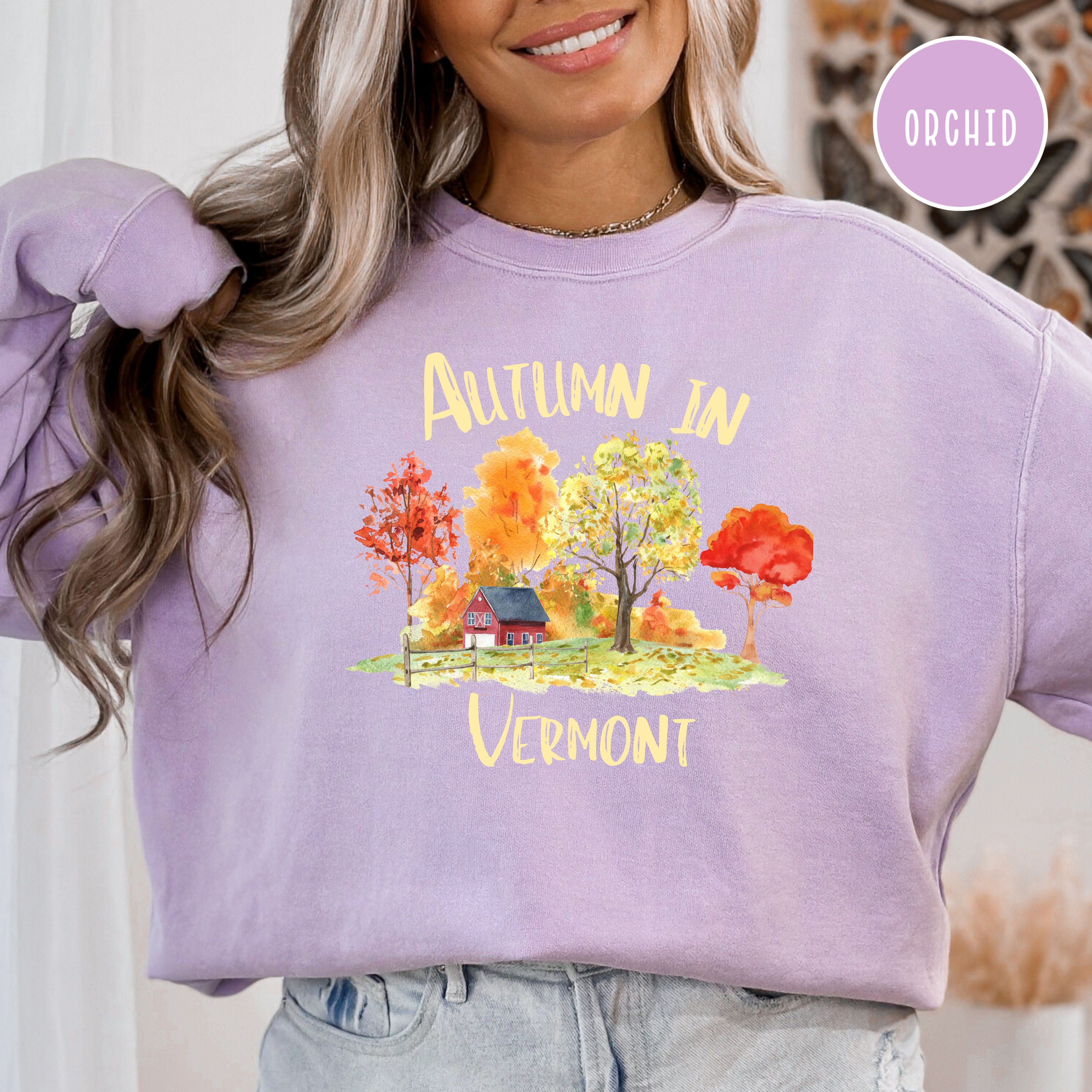 Autumn in Vermont Comfort Colors® Autumn Sweatshirt