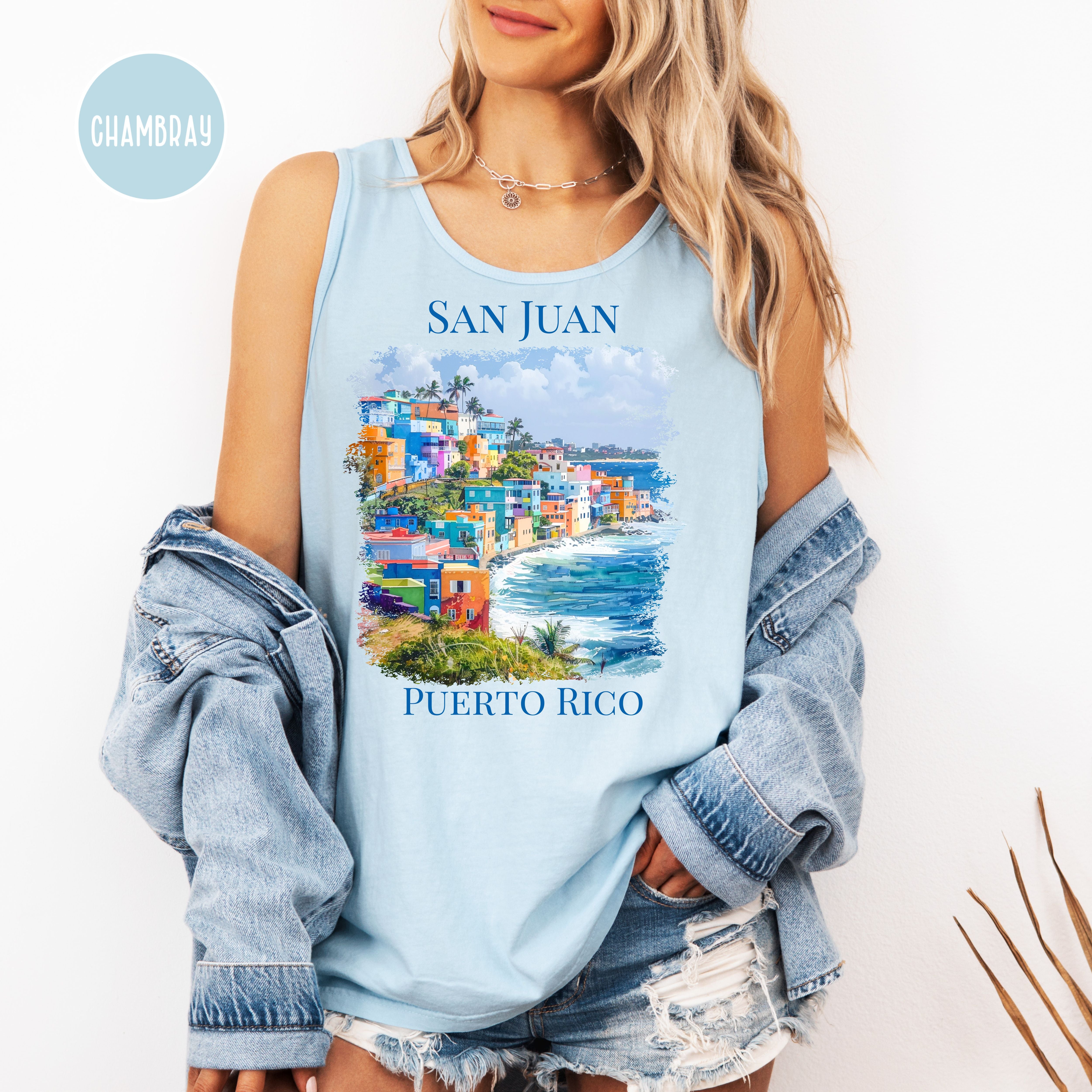 San Juan Puerto Rico Comfort Colors Tank Top