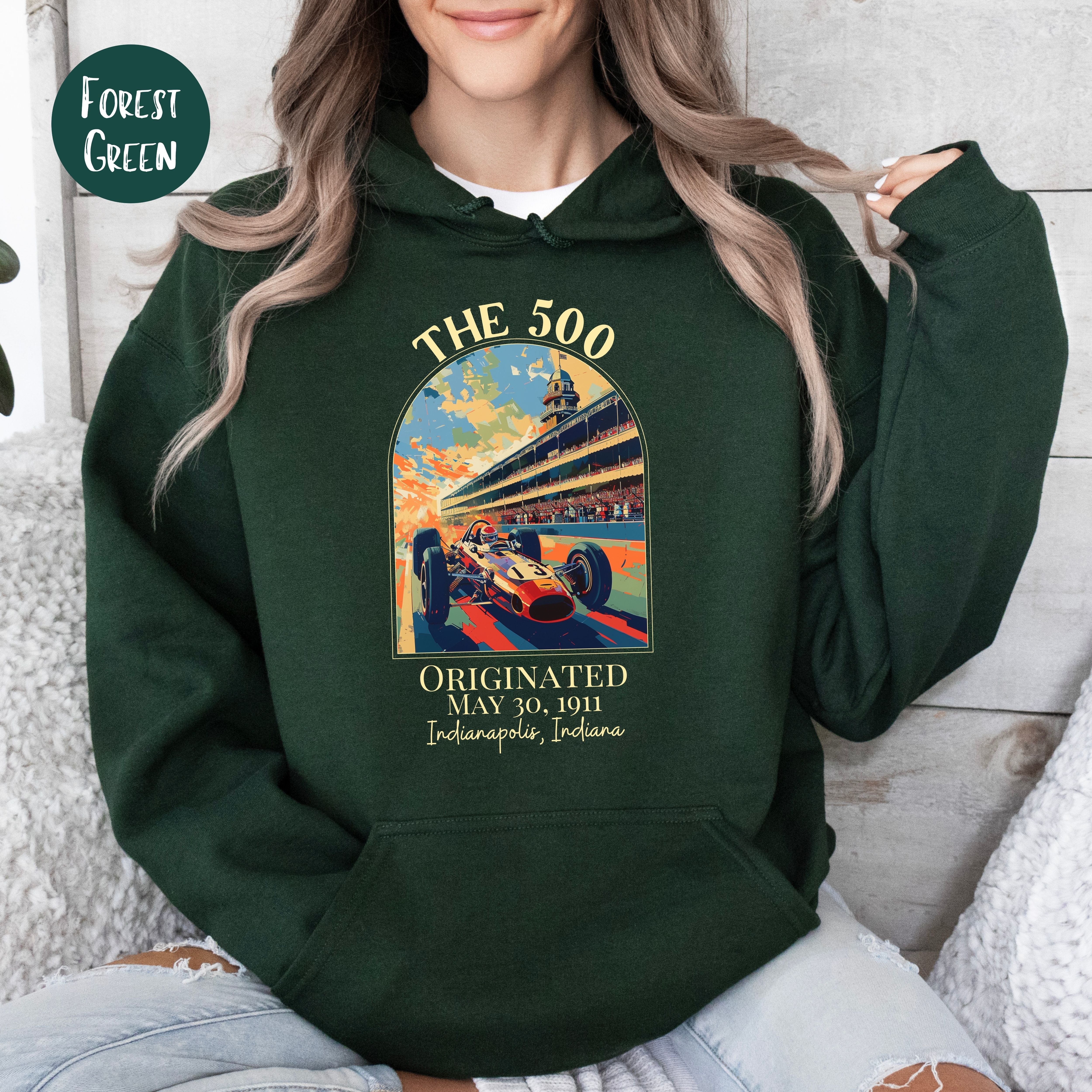 Indy 500 Car Race Lover Pullover Hoodie Gift