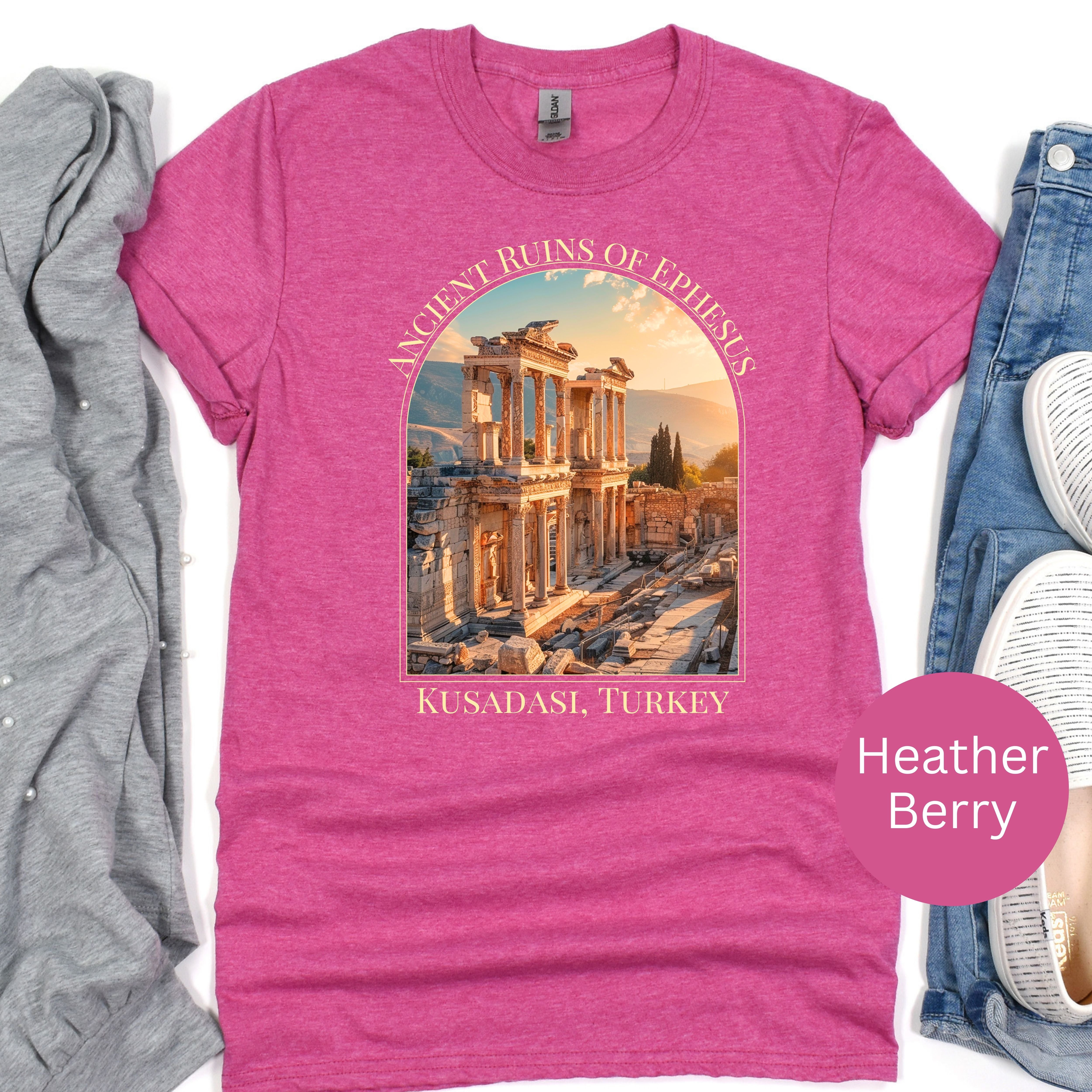 Kusadasi Turkey Ephesus Ancient City Soft-Style Unisex Tee