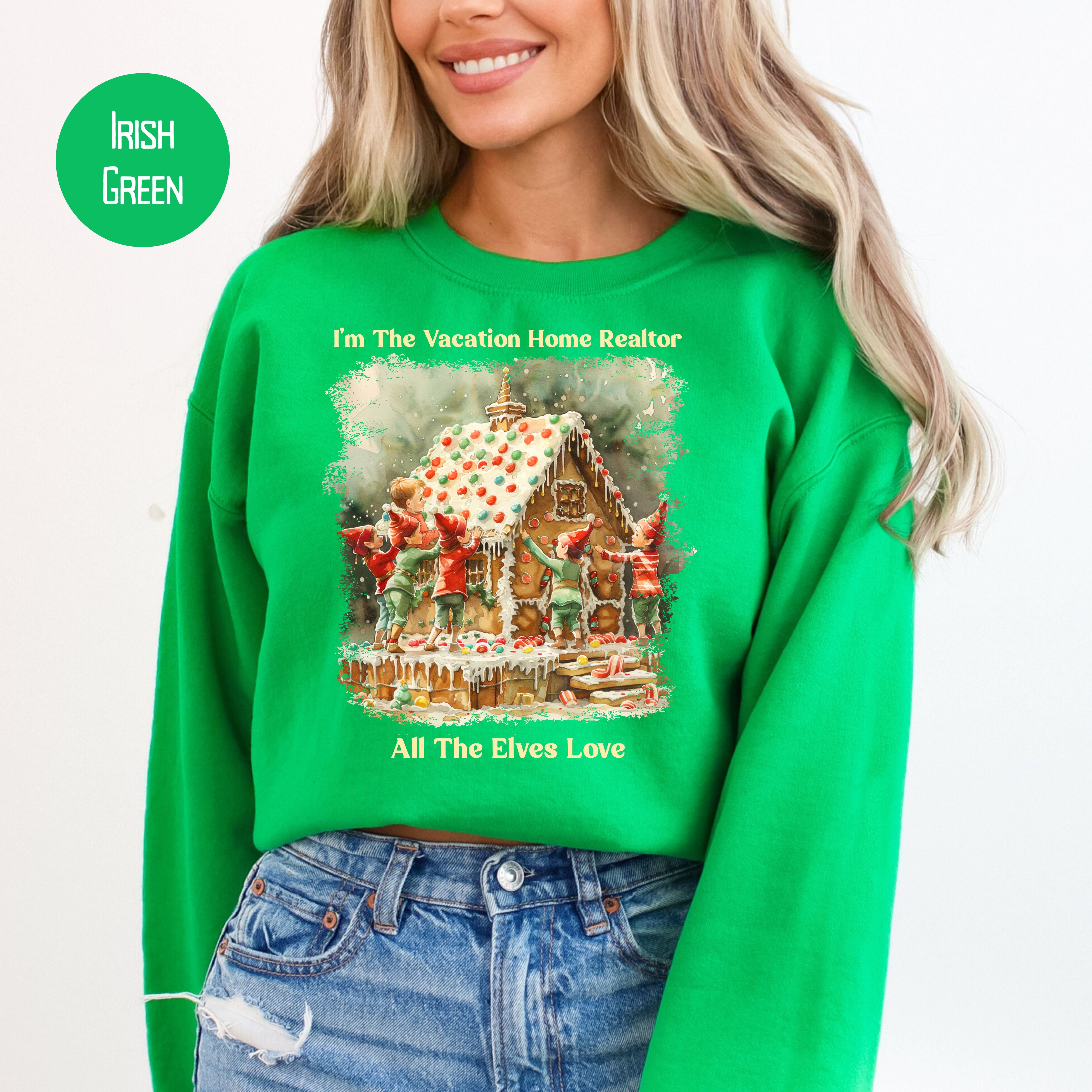 Vacation Home Realtor Unisex Christmas Sweatshirt