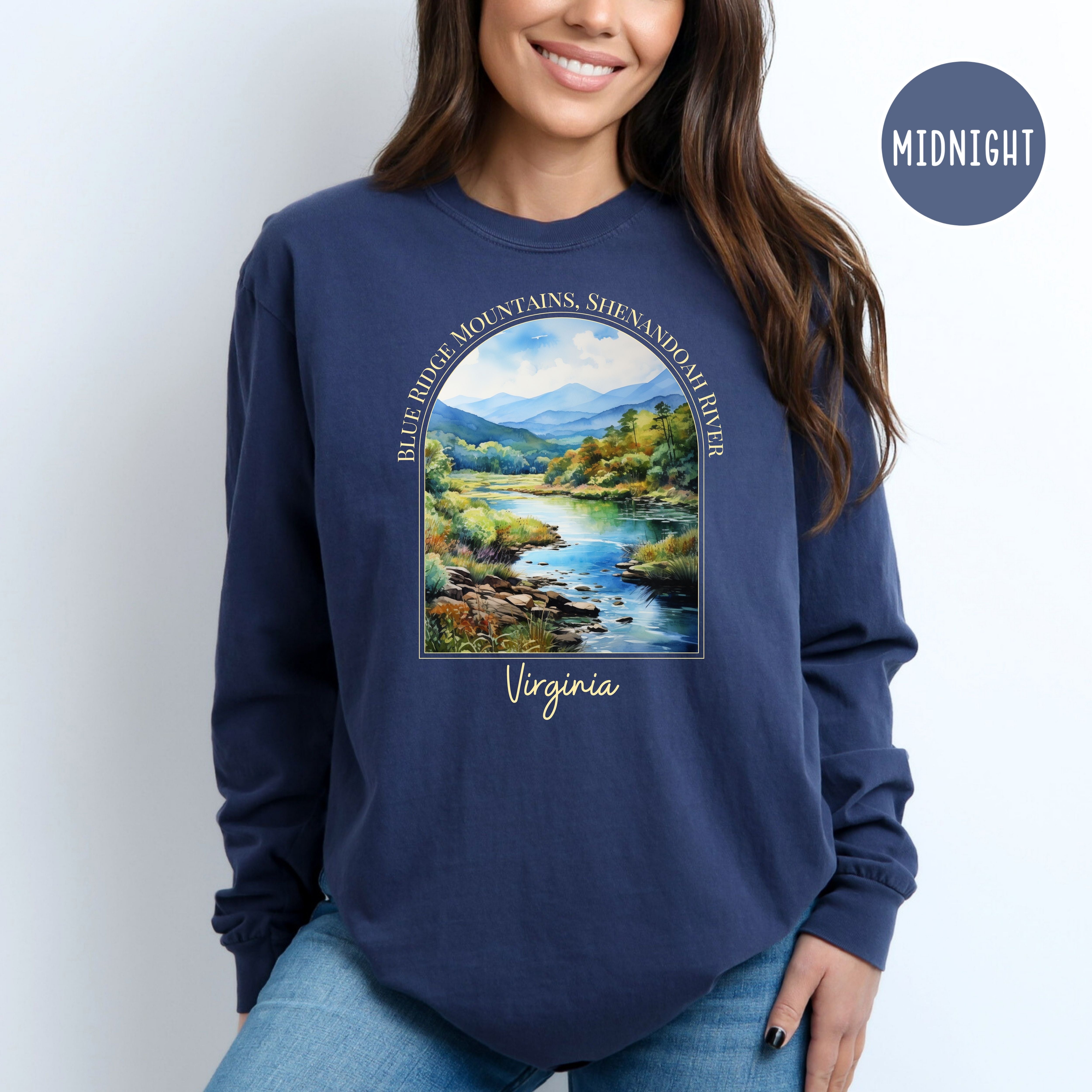 West Virginia Blue Ridge Mountains Comfort Colors® Tee