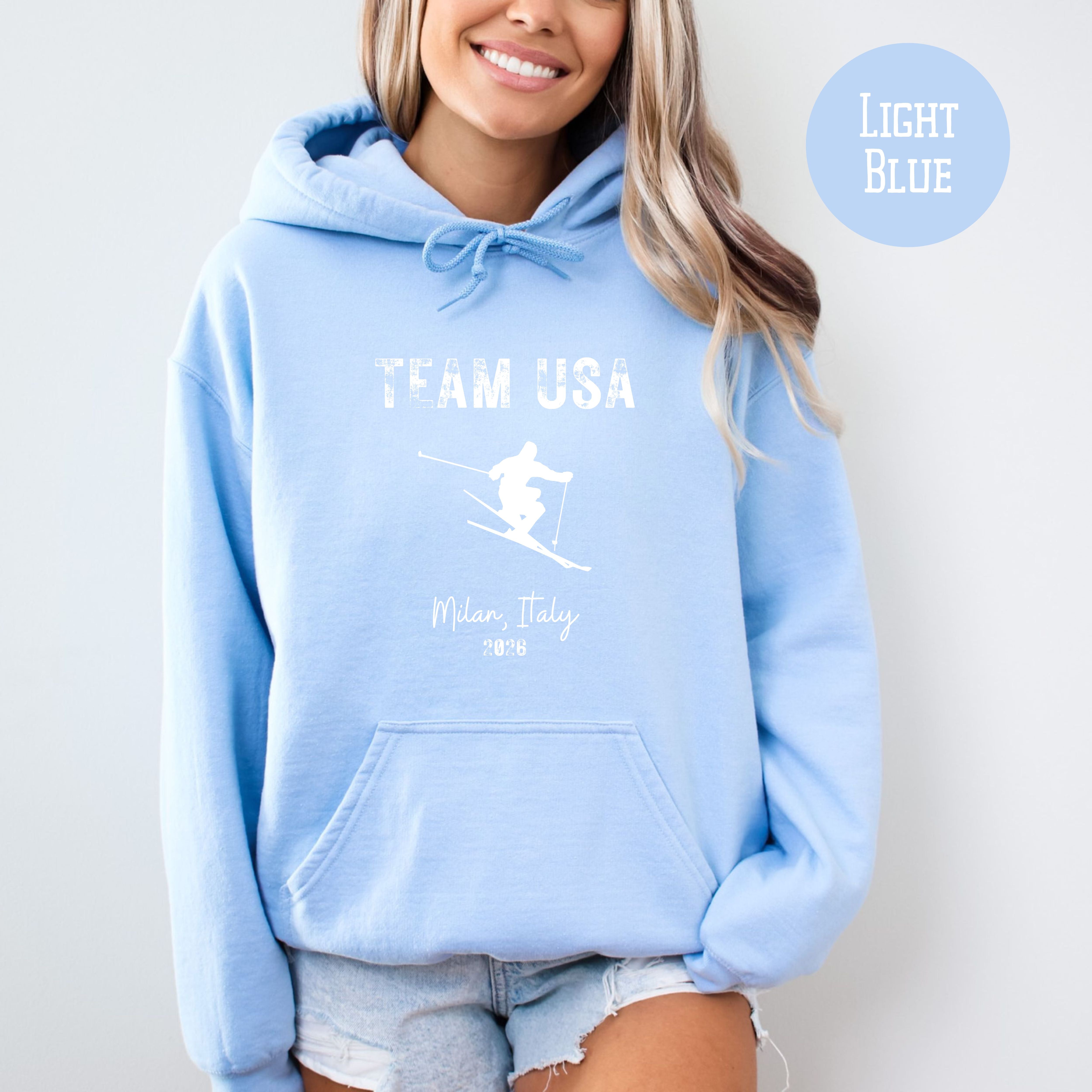 Team USA Alpine Skiing Winter Games Hoodie, USA Ski Team Cortina d'Ampezzo 2026 Winter Games