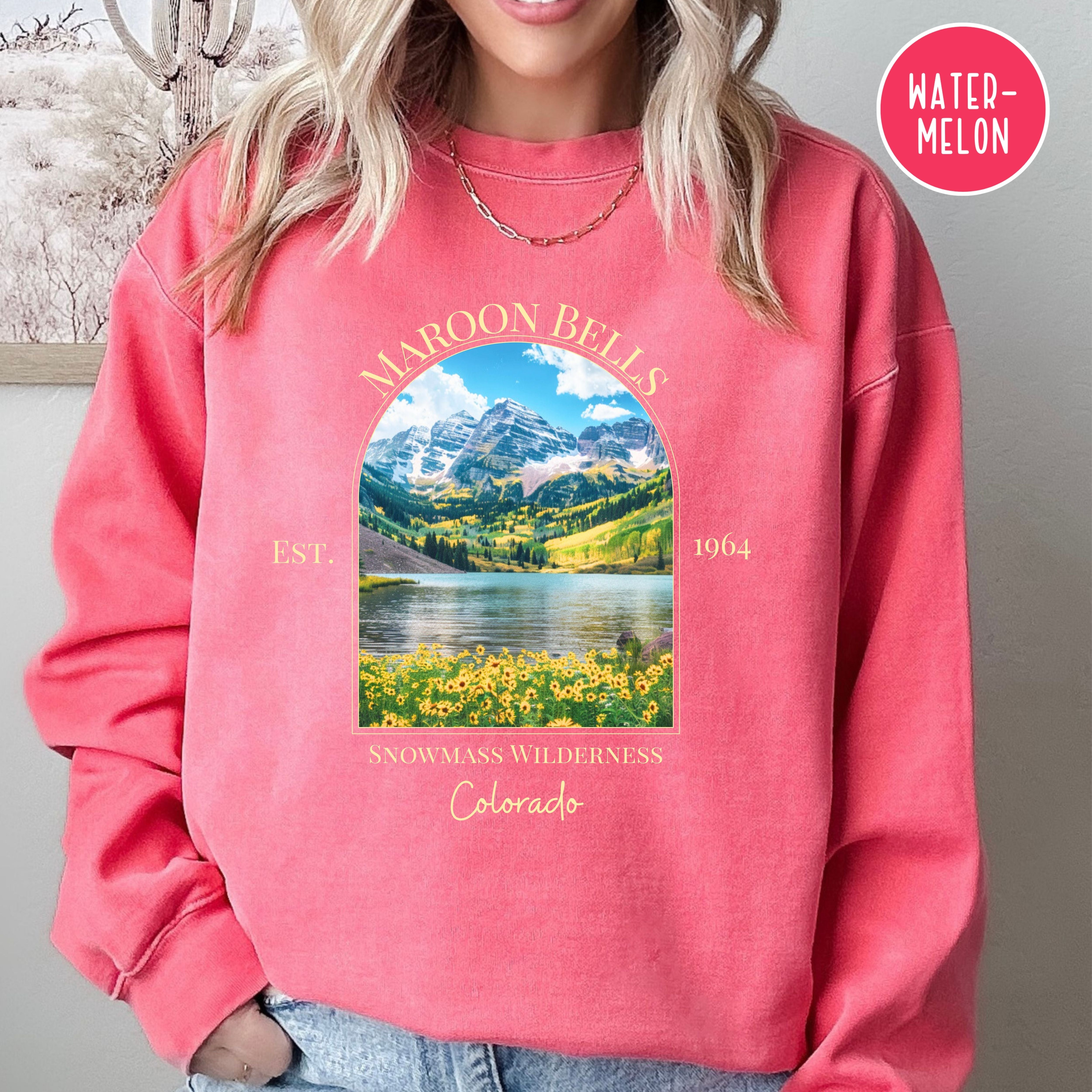 Maroon Bells-Snowmass Wilderness Colorado Comfort Colors® Sweatshirt