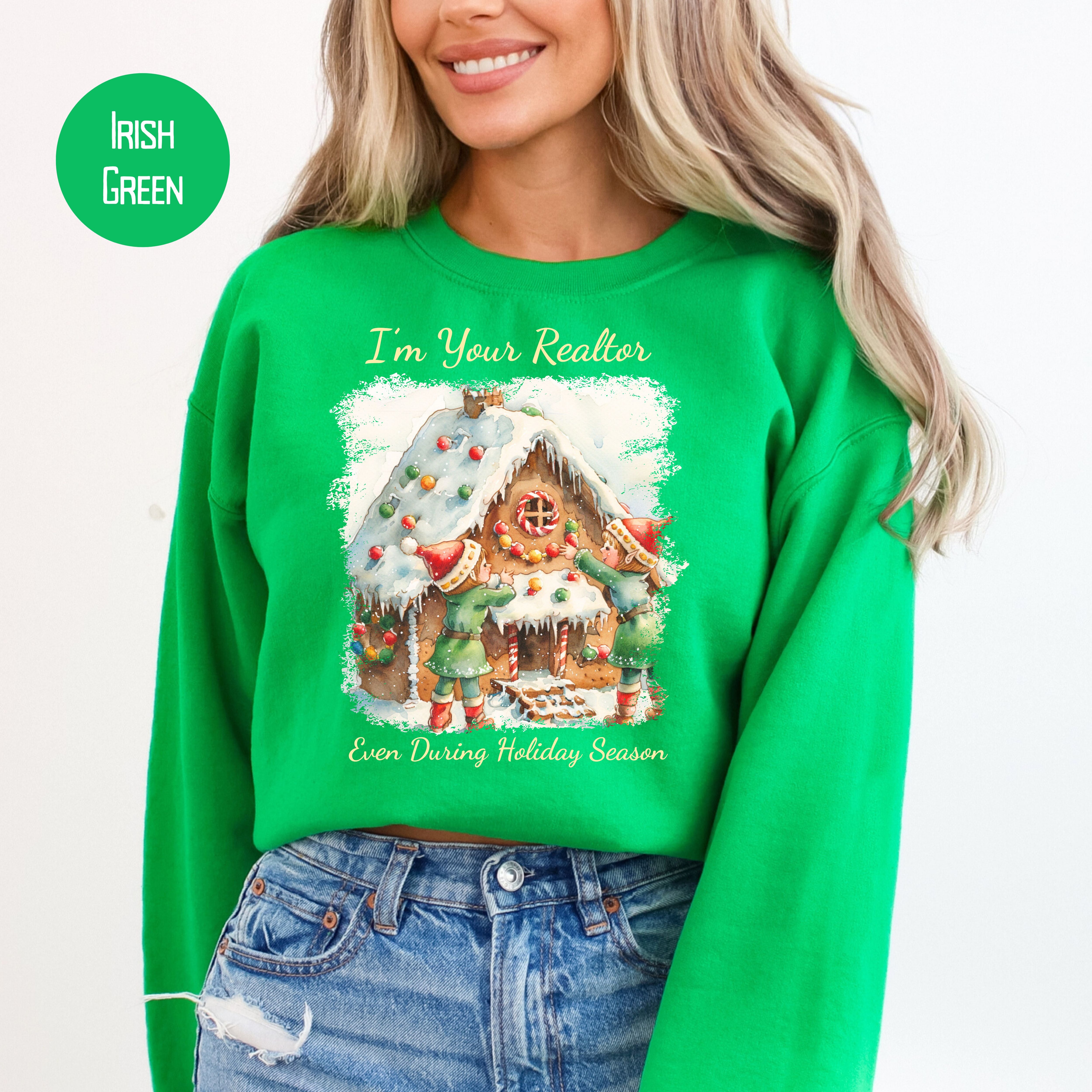 Real Estate Agent Christmas Unisex Sweatshirt