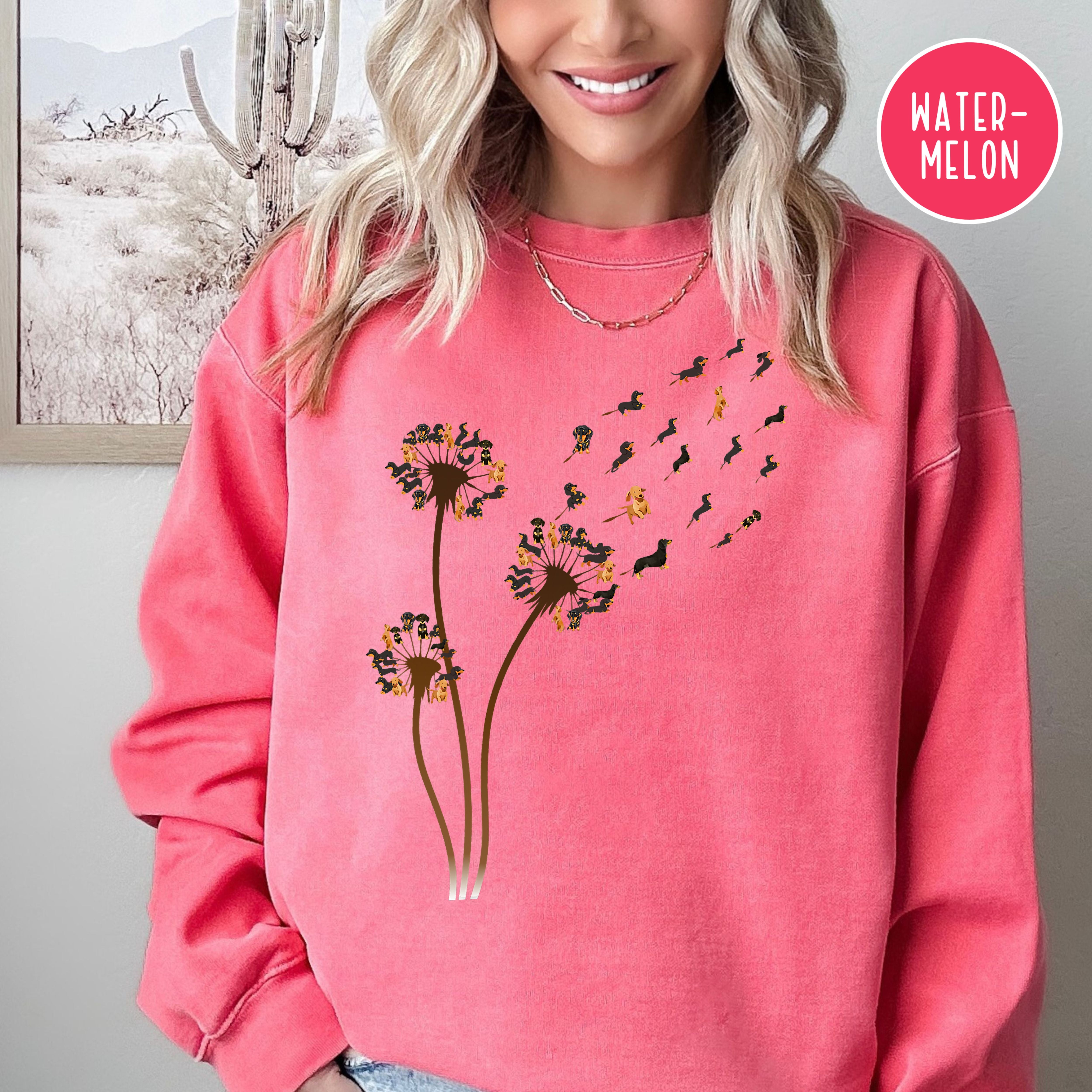 Doxie Dandelion Comfort Colors® Sweatshirt