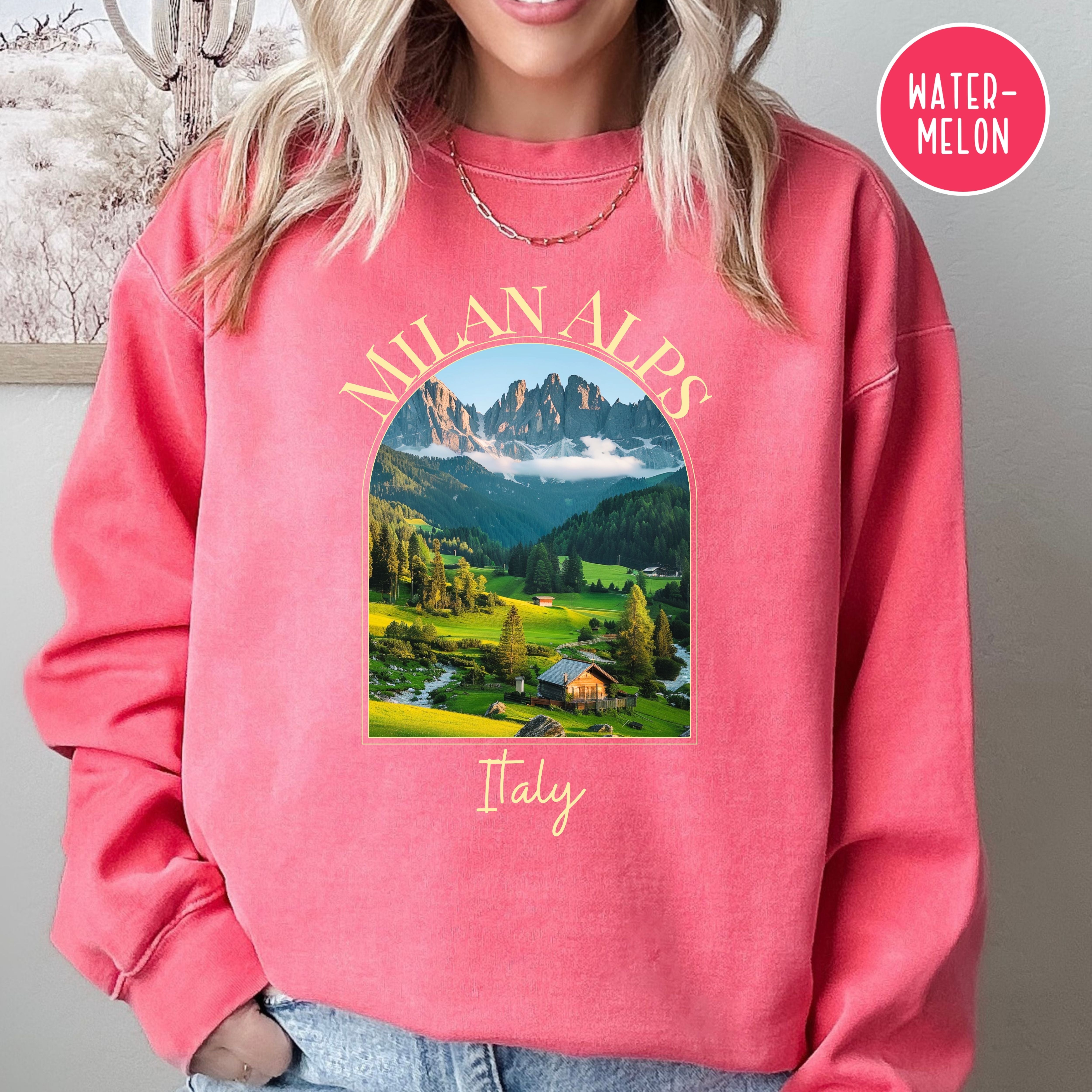 Milan Alps Italy Comfort Colors® Sweatshirt