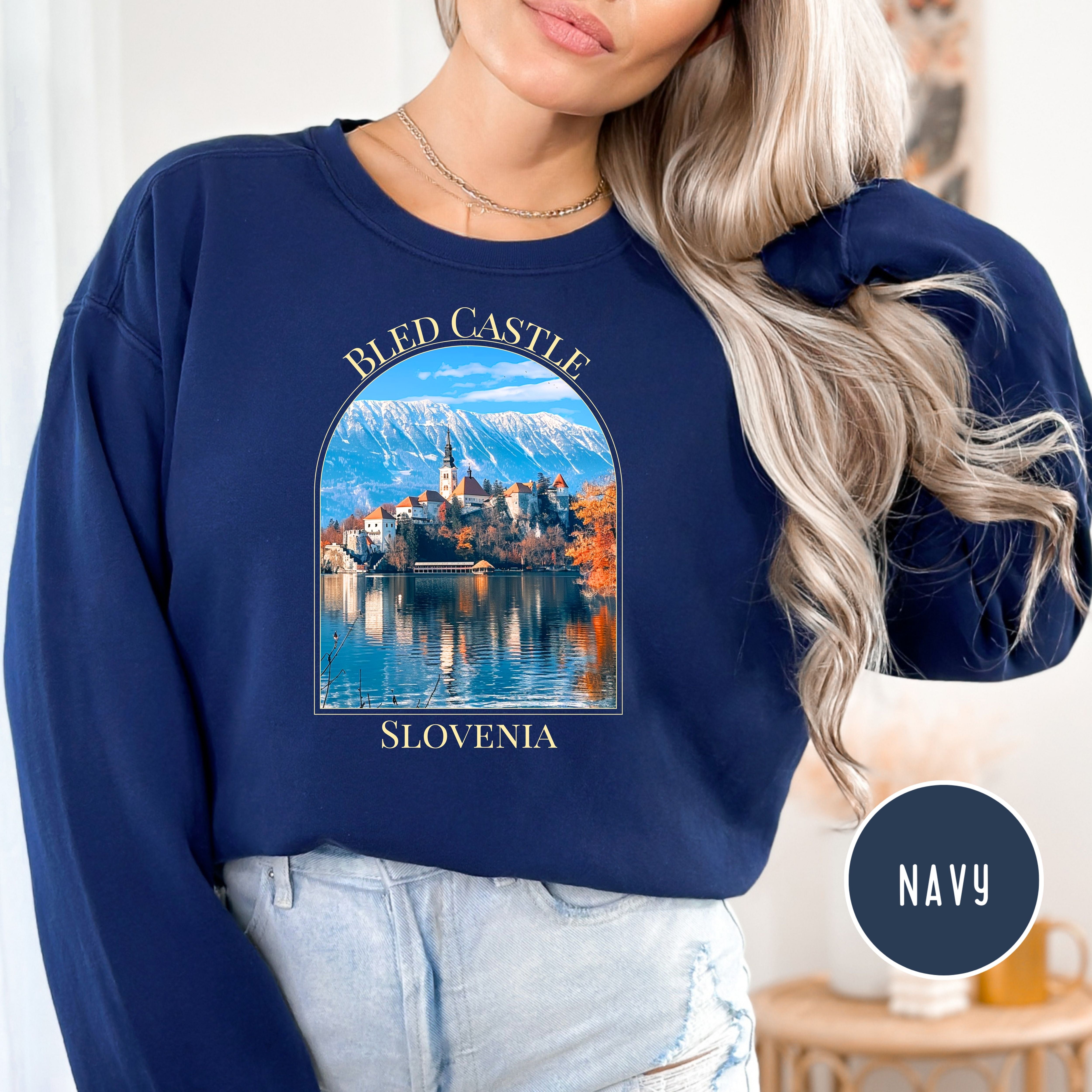 Bled Castle Slovenia Comfort Colors® Sweatshirt