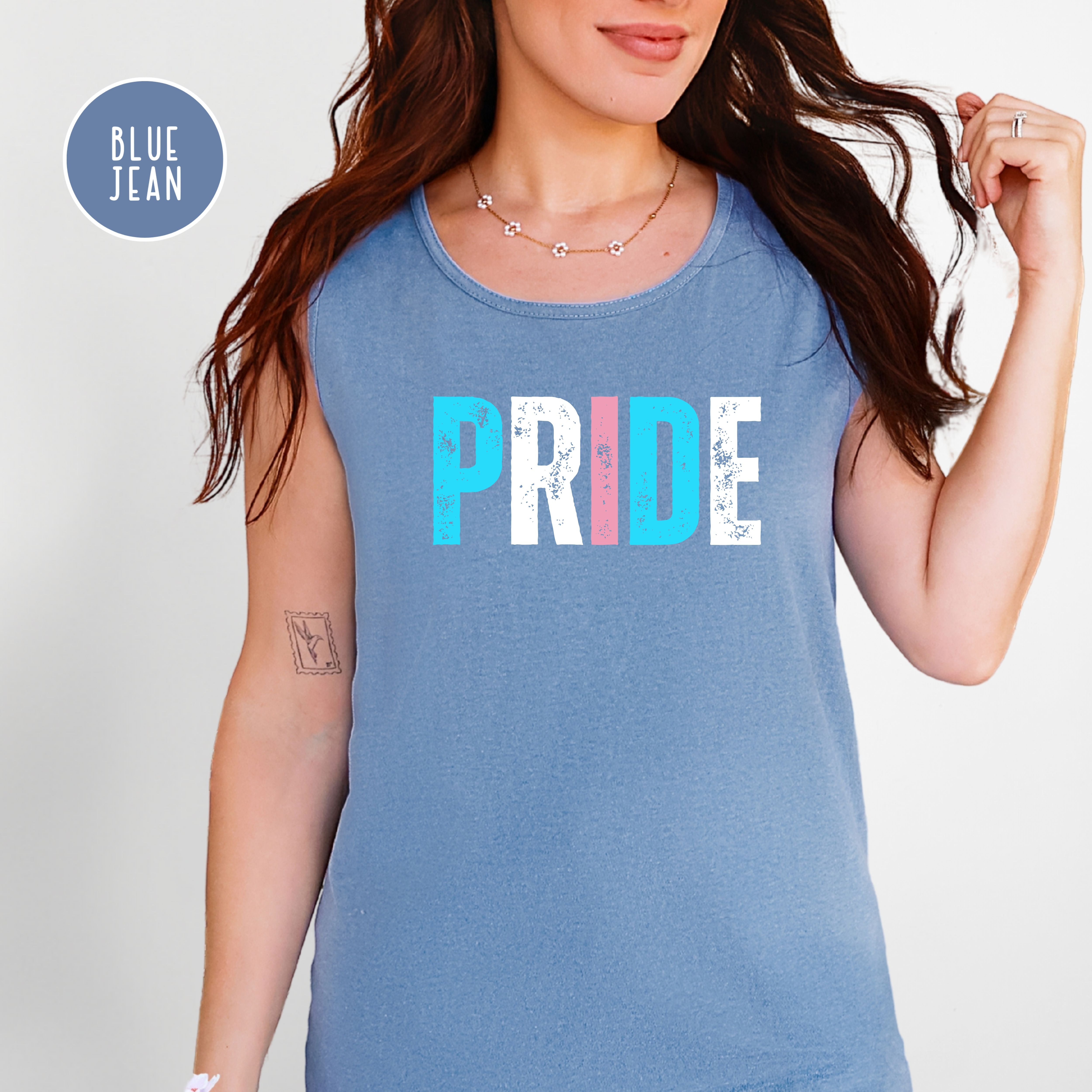 Transgender Pridefest Comfort Colors Tank Top