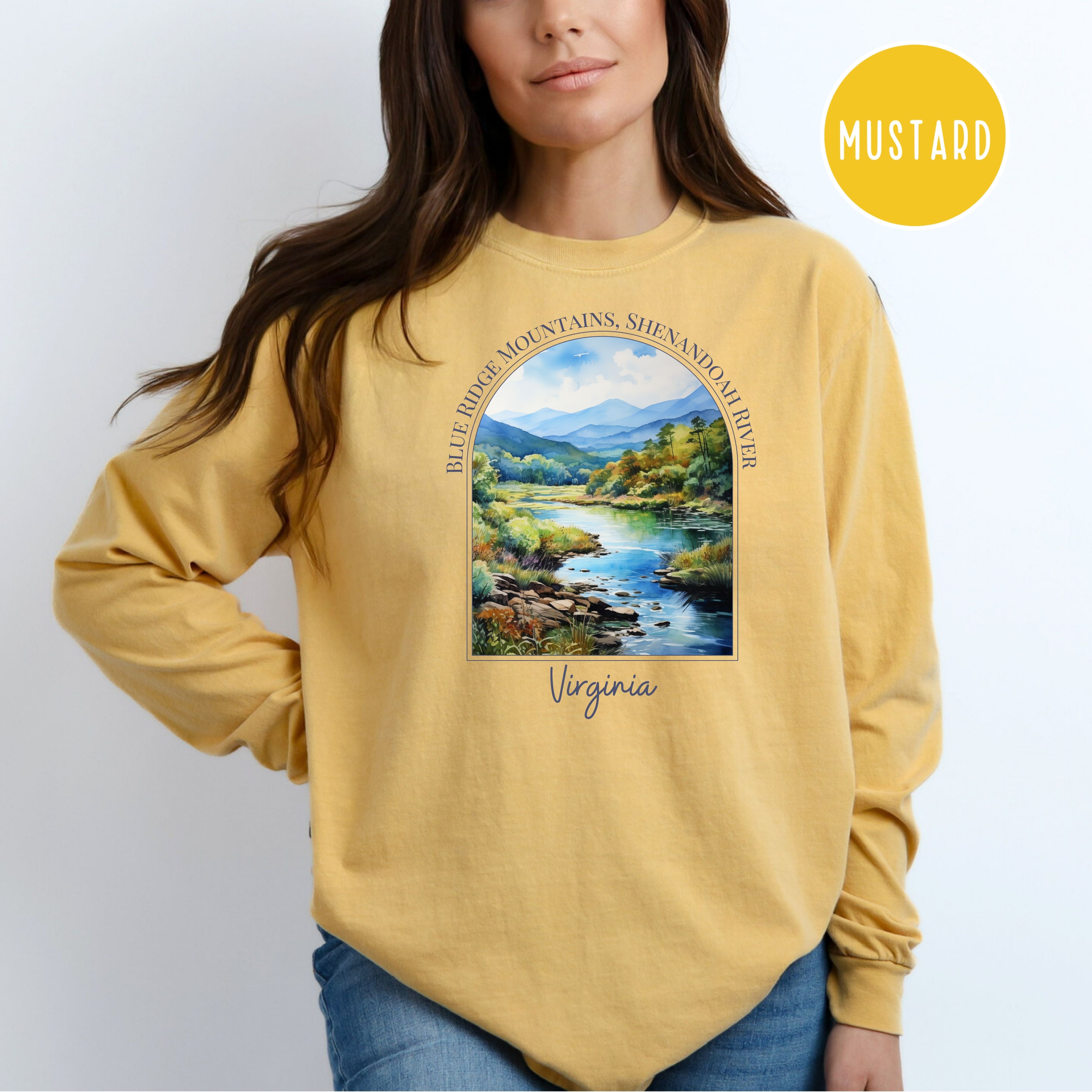 West Virginia Blue Ridge Mountains Comfort Colors® Tee