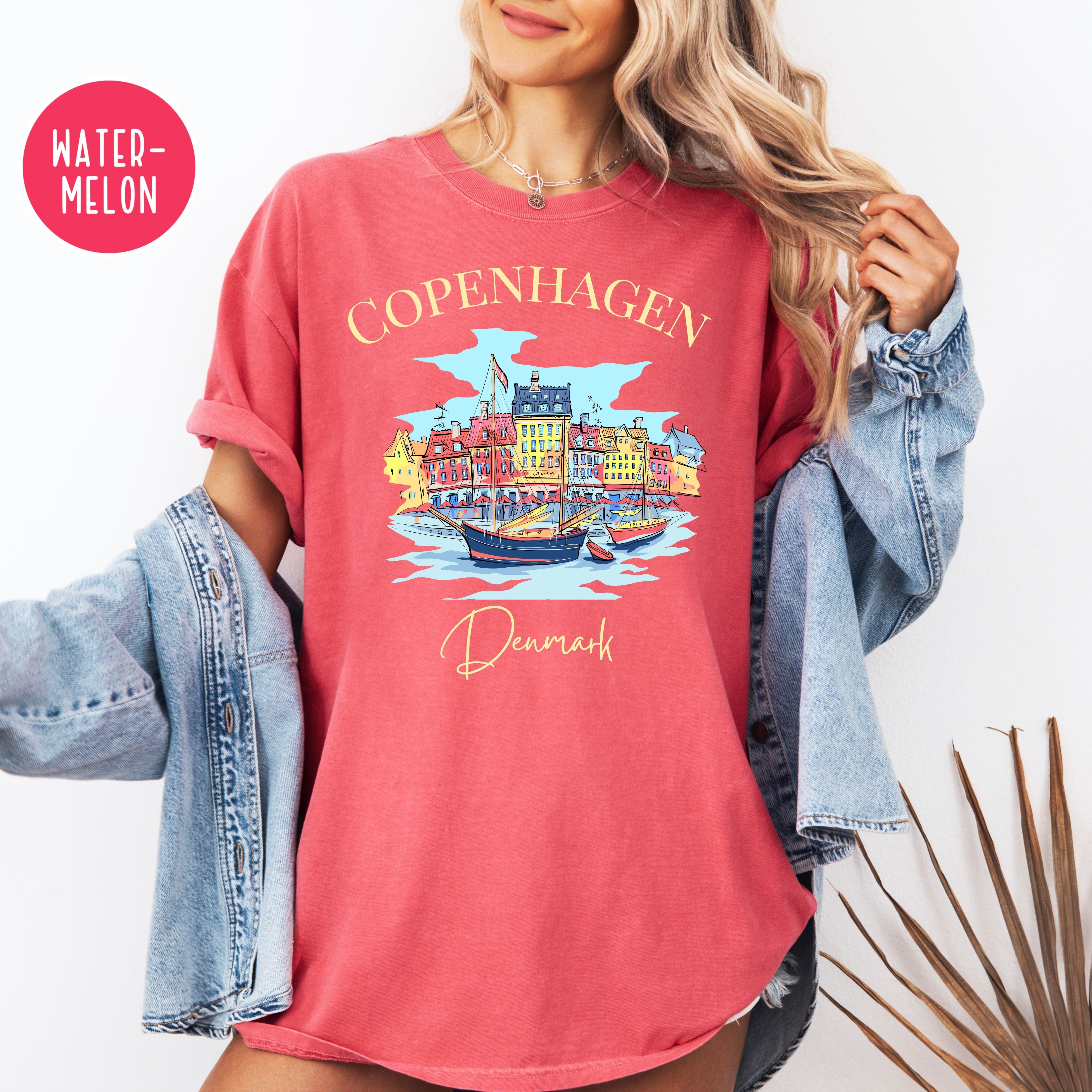 Copenhagen Denmark Comfort Colors Tee Shirt