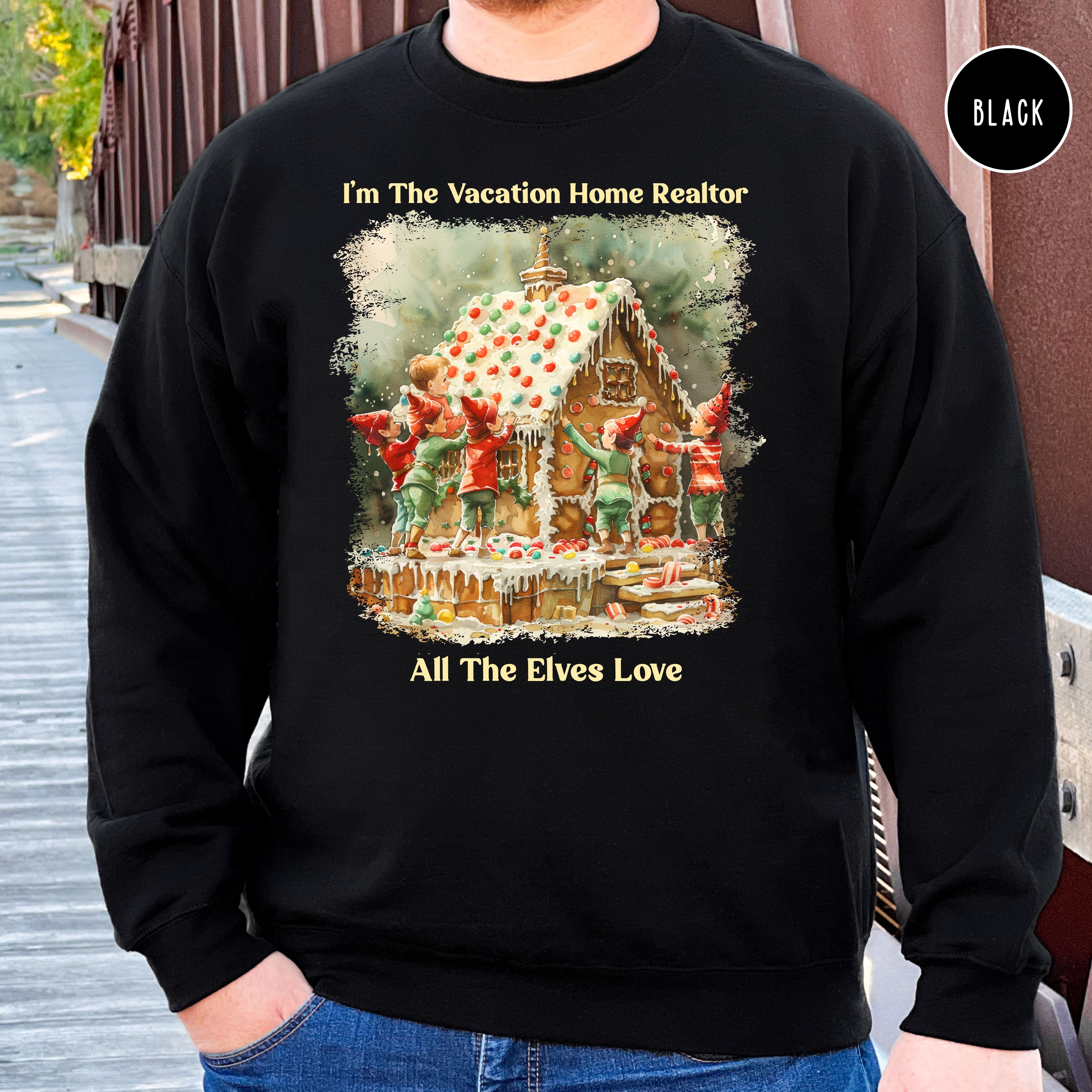 Vacation Home Realtor Unisex Christmas Sweatshirt