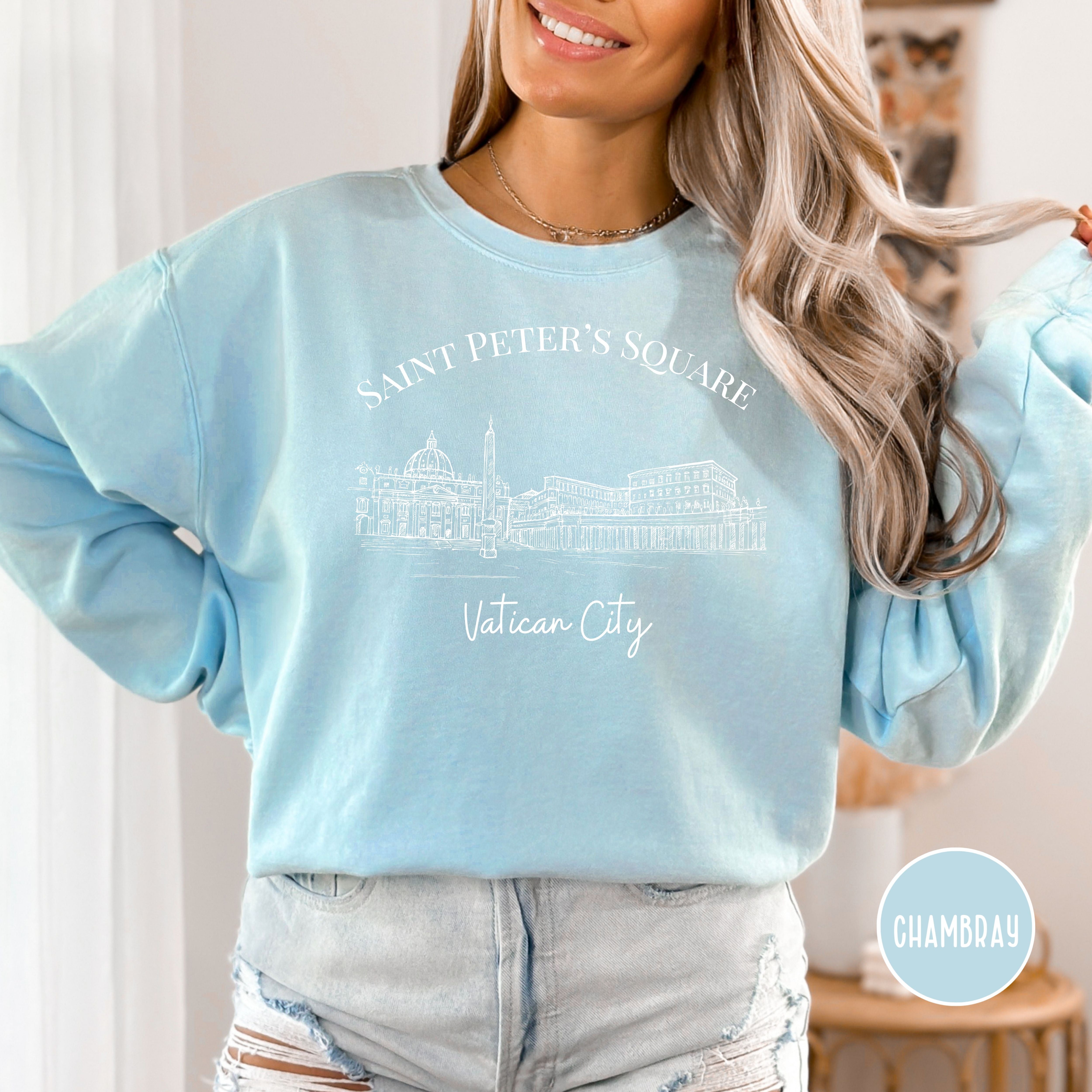 Saint Peter's Square Comfort Colors® Sweatshirt