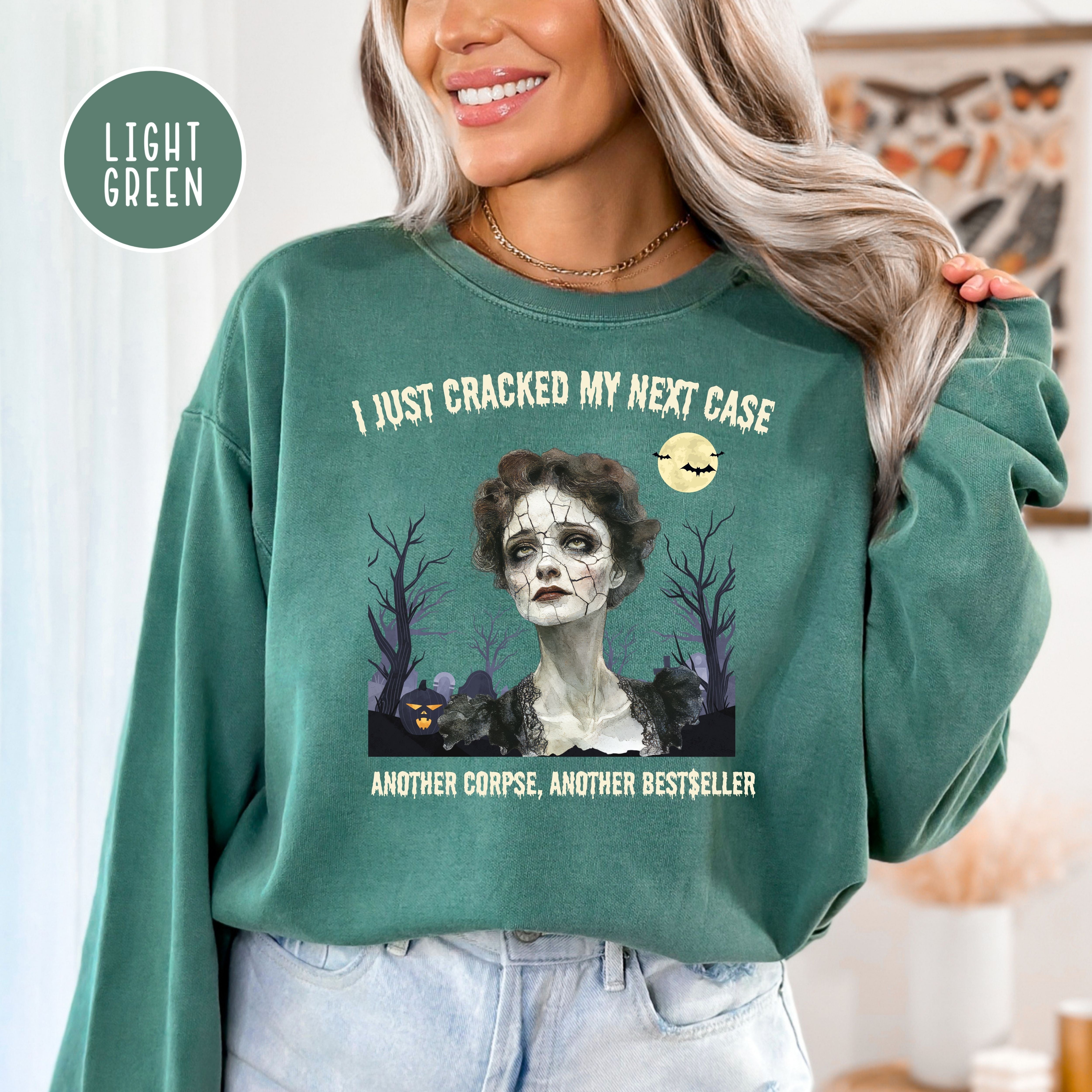 Murder Mystery Writer Comfort Colors Halloween Sweatshirt Gift