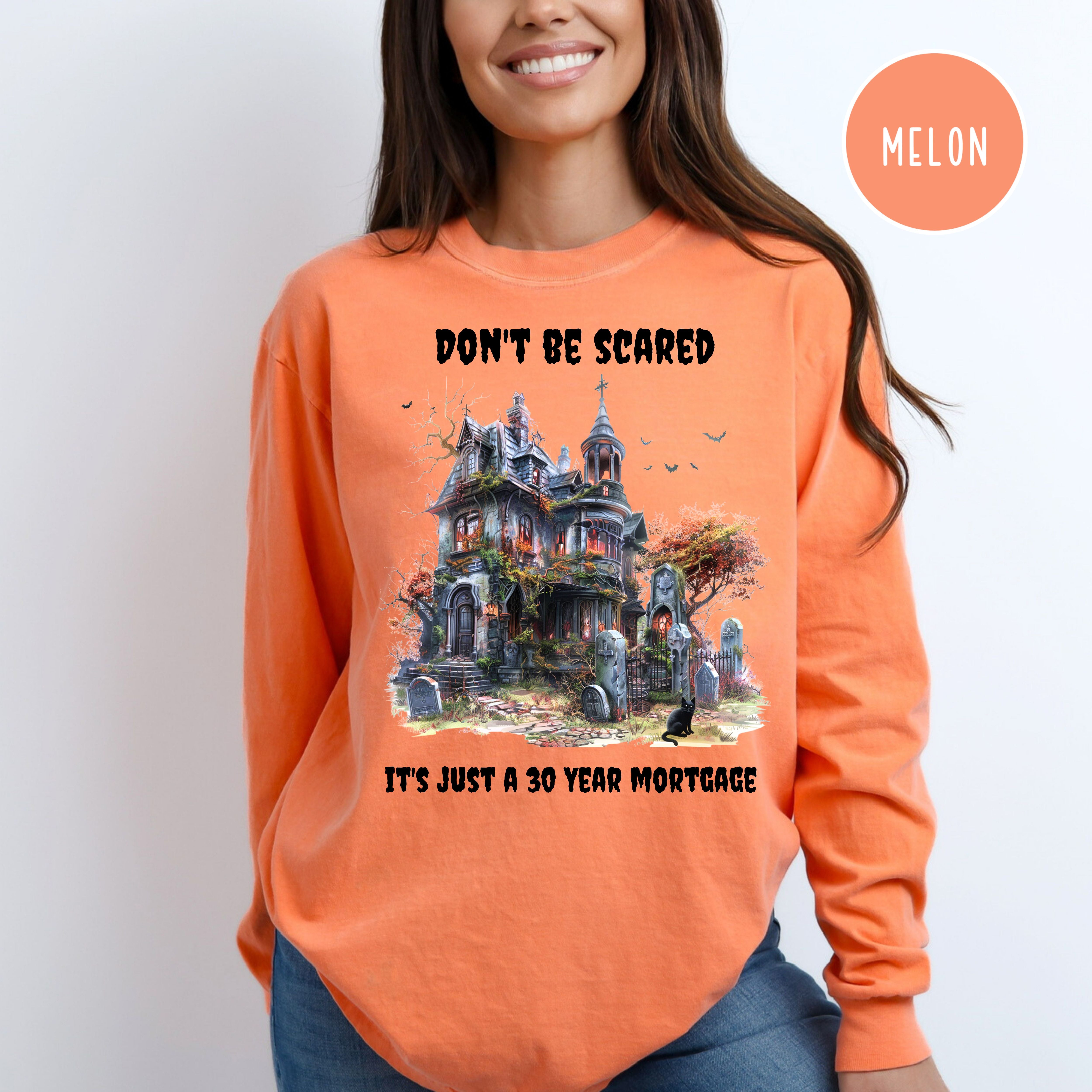 New Homeowner Halloween Comfort Colors® Long Sleeve Tee